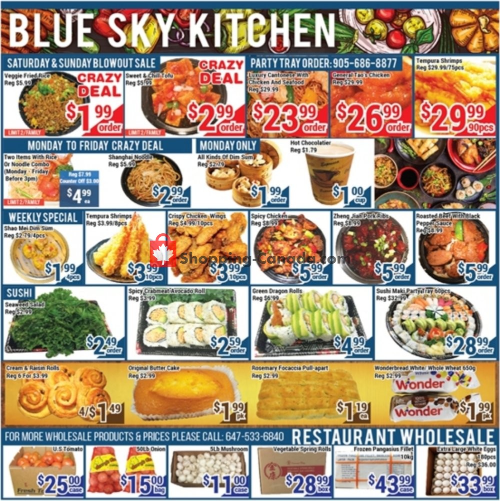 Blue Sky Supermarket flyer from Friday October 26, 2018 to Thursday November 1, 2018 - page 2