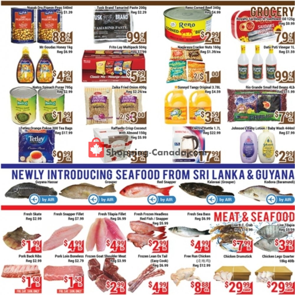 Blue Sky Supermarket flyer from Friday October 26, 2018 to Thursday November 1, 2018 - page 3