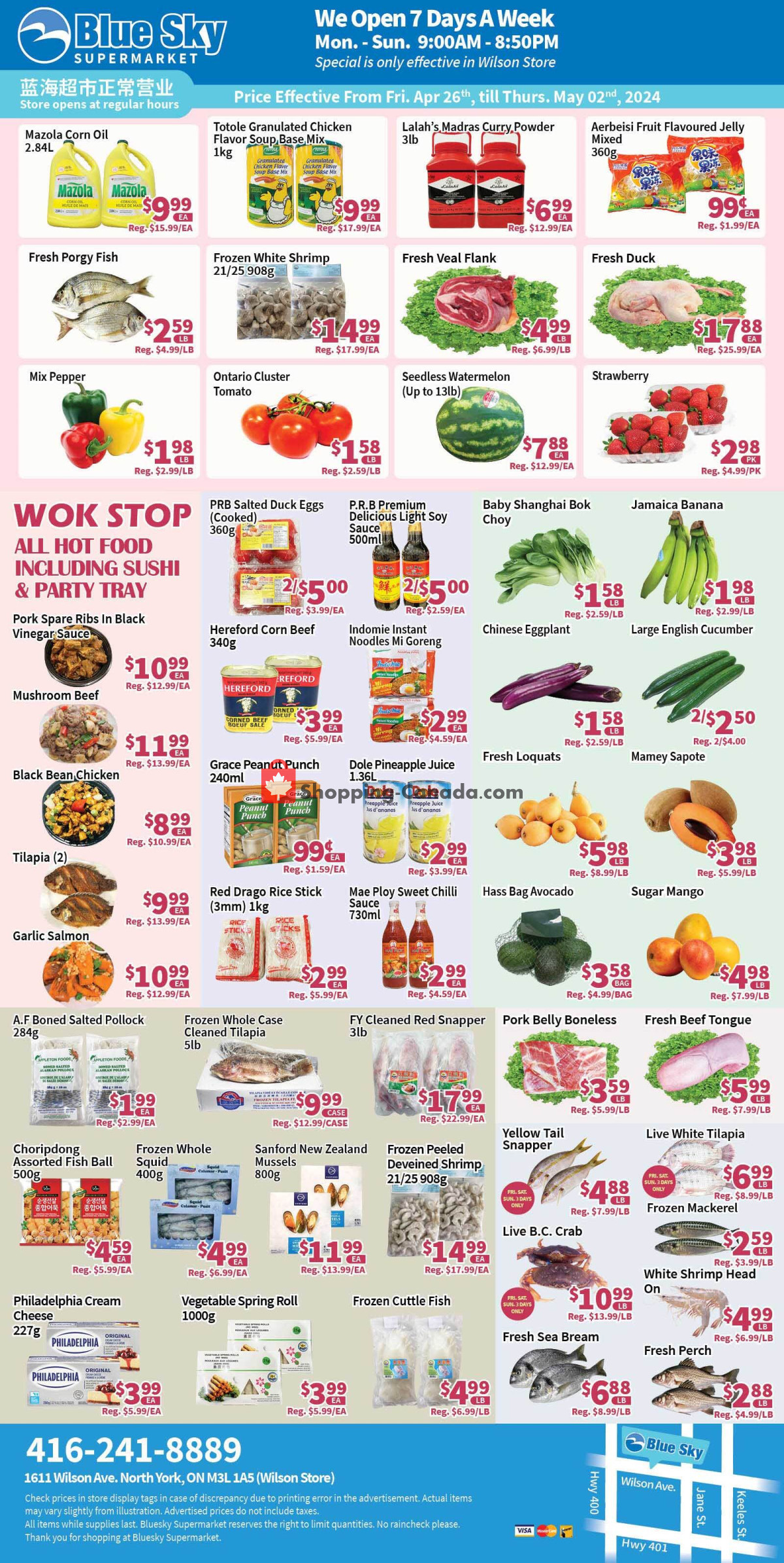 Blue Sky Supermarket flyer from Friday April 26, 2024 to Thursday May 2, 2024 - page 2