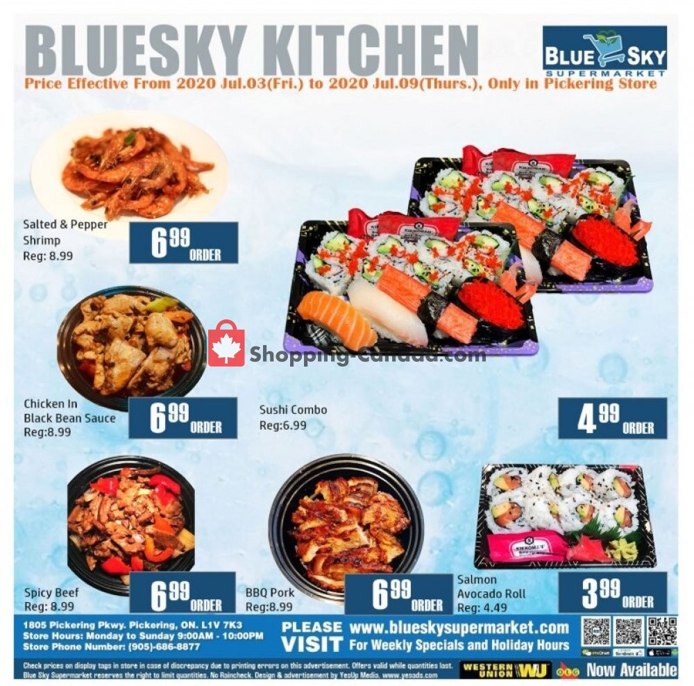 Blue Sky Supermarket flyer from Friday July 3, 2020 to Thursday July 9, 2020 - page 4