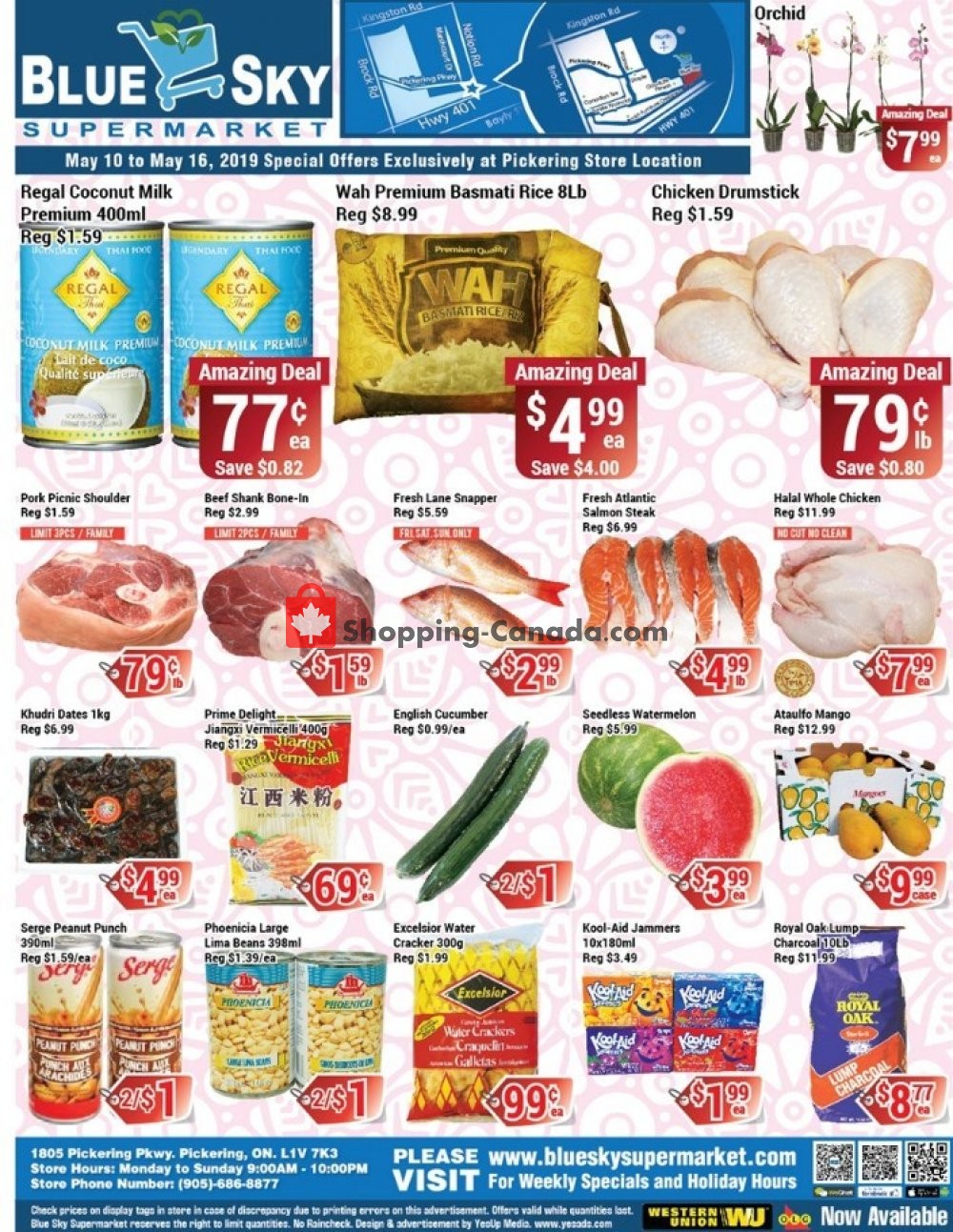 Blue Sky Supermarket flyer from Friday May 10, 2019 to Thursday May 16, 2019 - page 1