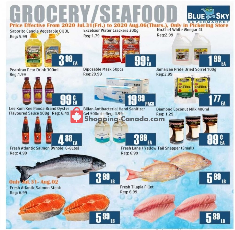 Blue Sky Supermarket flyer from Friday July 31, 2020 to Thursday August 6, 2020 - page 2