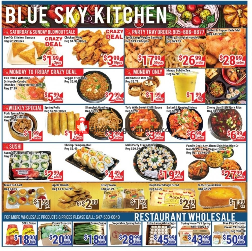 Blue Sky Supermarket flyer from Friday November 8, 2019 to Thursday November 14, 2019 - page 2