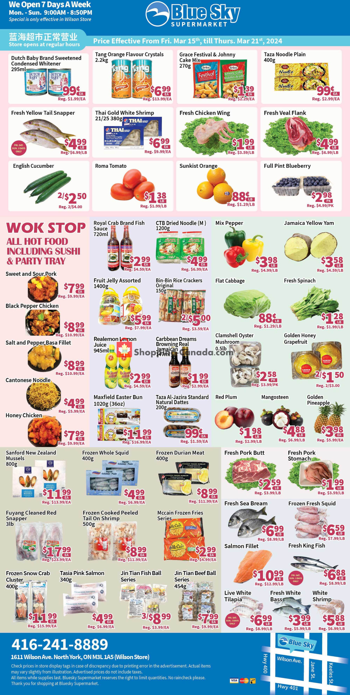 Blue Sky Supermarket flyer from Friday March 15, 2024 to Thursday March 21, 2024 - page 2