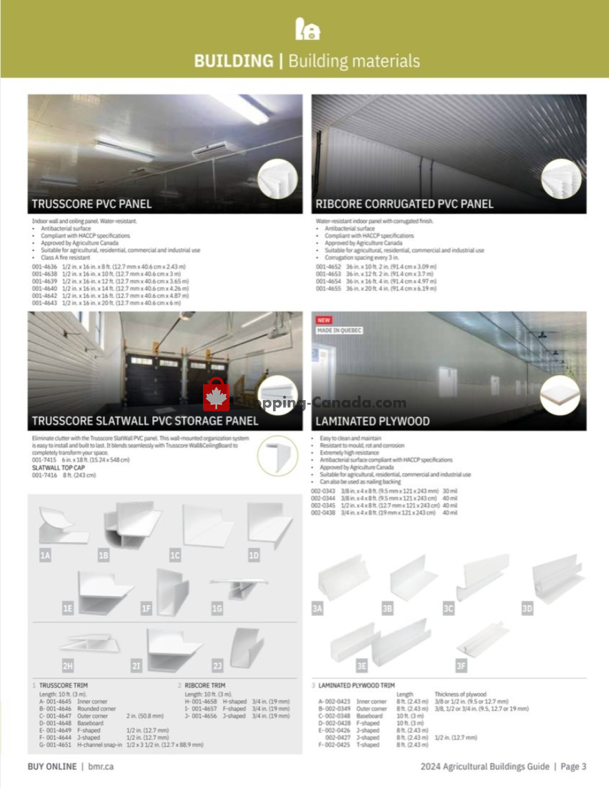 BMR flyer from Monday January 1, 2024 to Tuesday December 31, 2024 - page 3