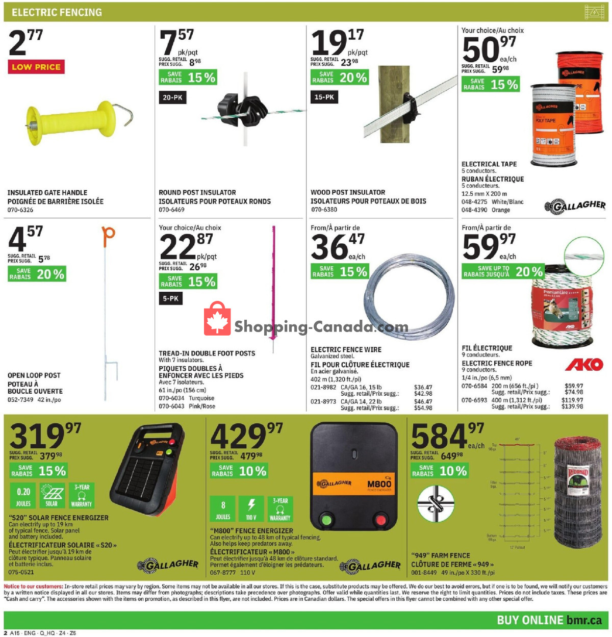 BMR flyer from Thursday April 4, 2024 to Wednesday April 10, 2024 - page 2