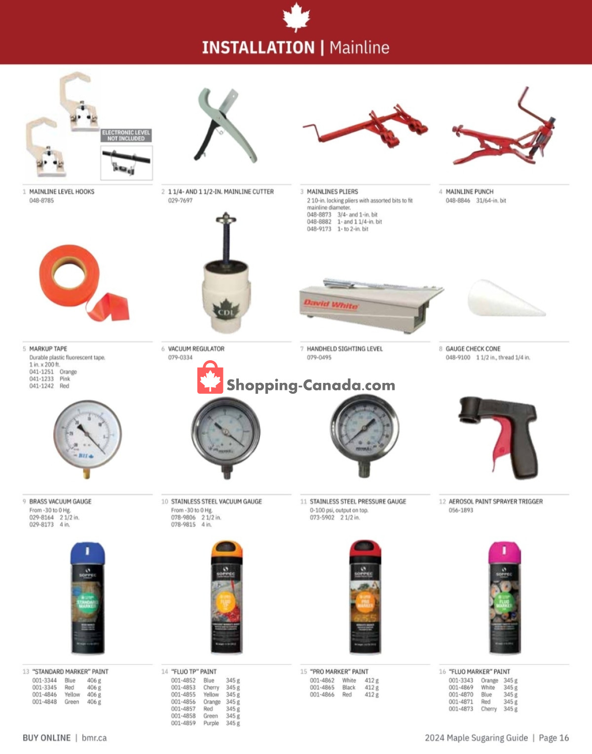 BMR flyer from Monday January 1, 2024 to Tuesday December 31, 2024 - page 16