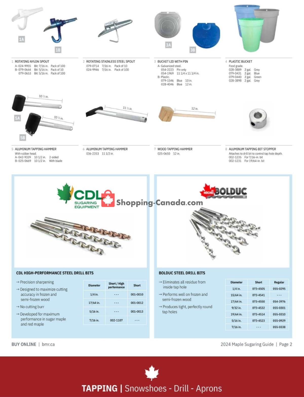 BMR flyer from Monday January 1, 2024 to Tuesday December 31, 2024 - page 2