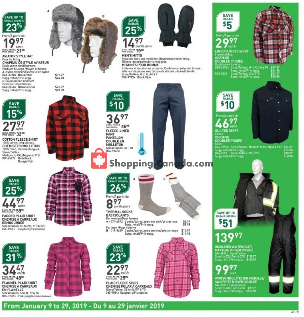 BMR flyer from Wednesday January 9, 2019 to Tuesday January 29, 2019 - page 7