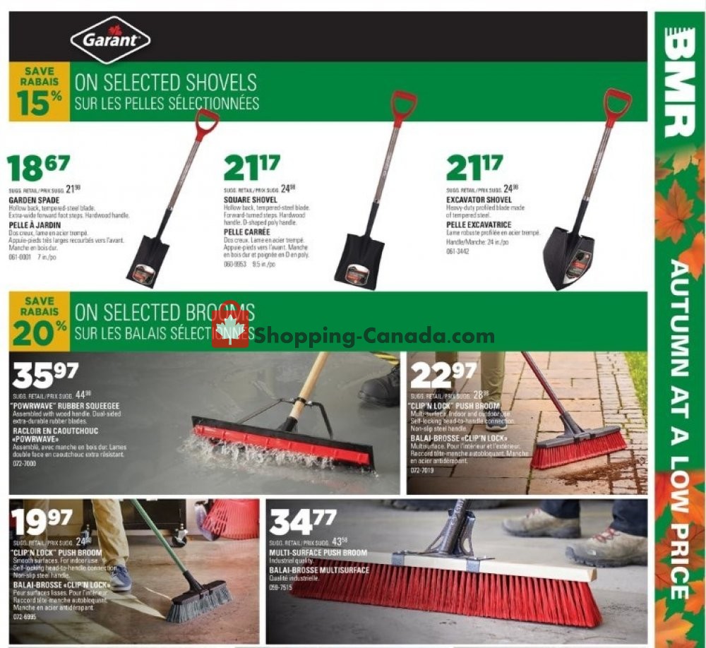 BMR flyer from Wednesday October 2, 2019 to Tuesday October 8, 2019 - page 1