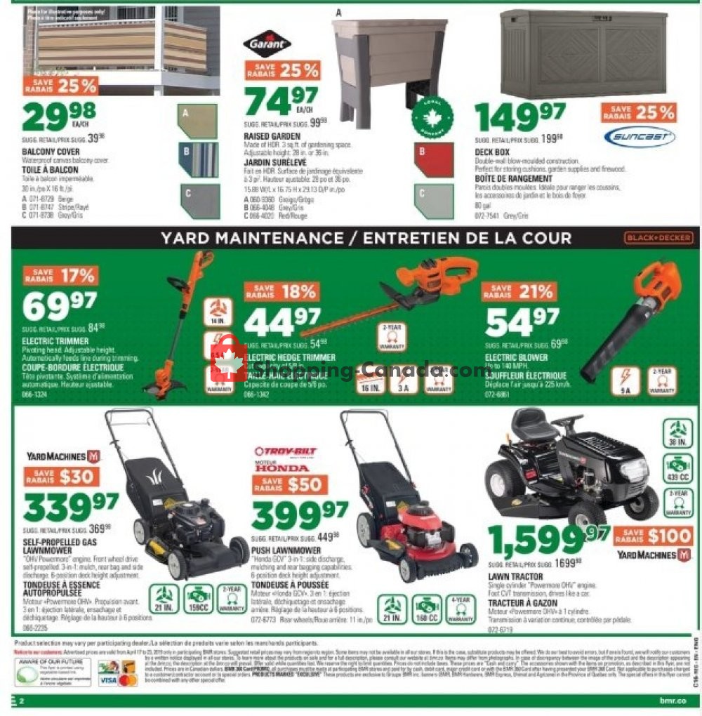 BMR flyer from Wednesday April 17, 2019 to Tuesday April 23, 2019 - page 4