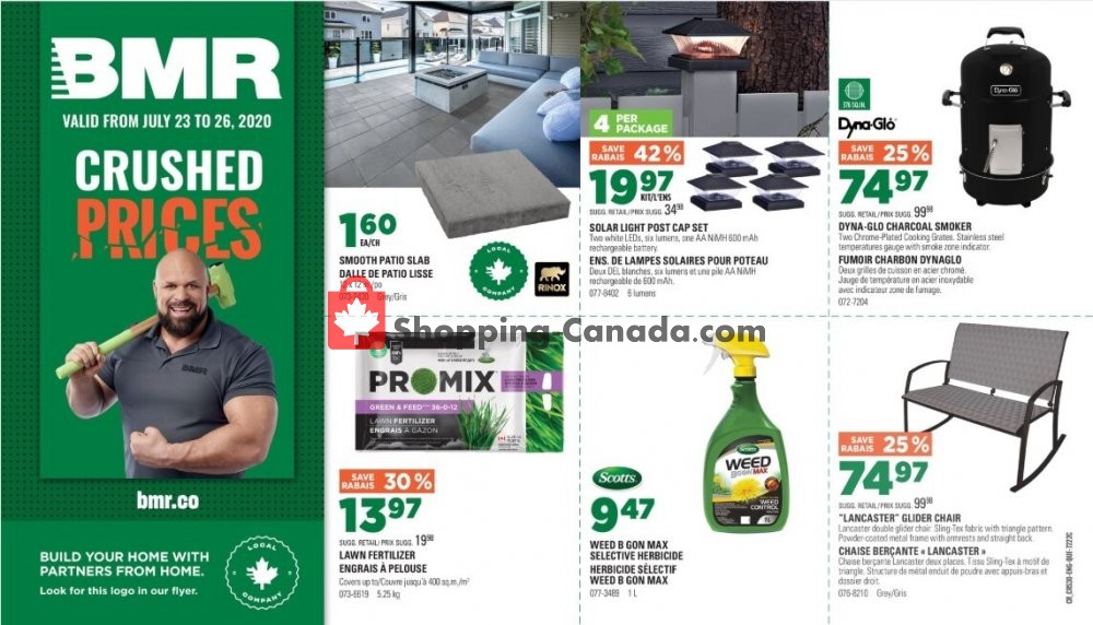 BMR flyer from Thursday July 23, 2020 to Sunday July 26, 2020 - page 1