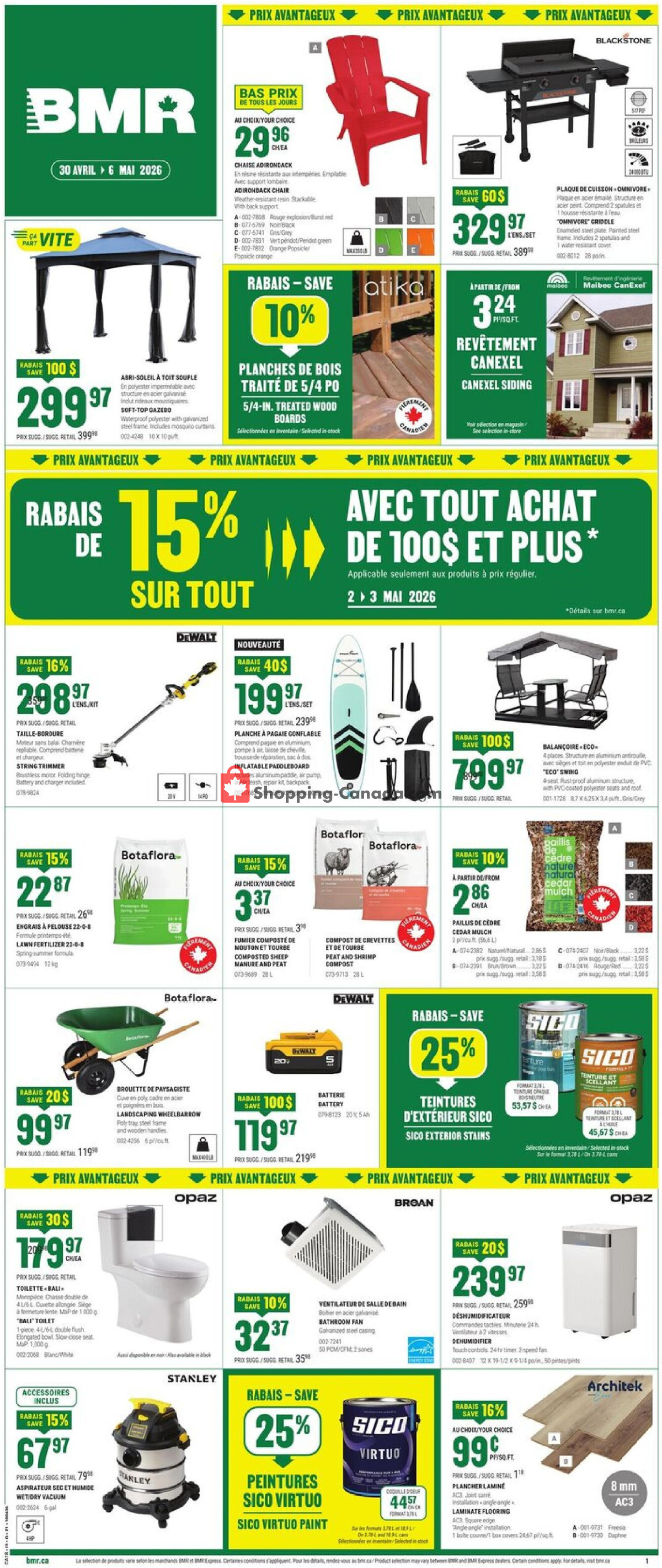 BMR flyer from Thursday April 30, 2026 to Wednesday May 6, 2026 - page 1