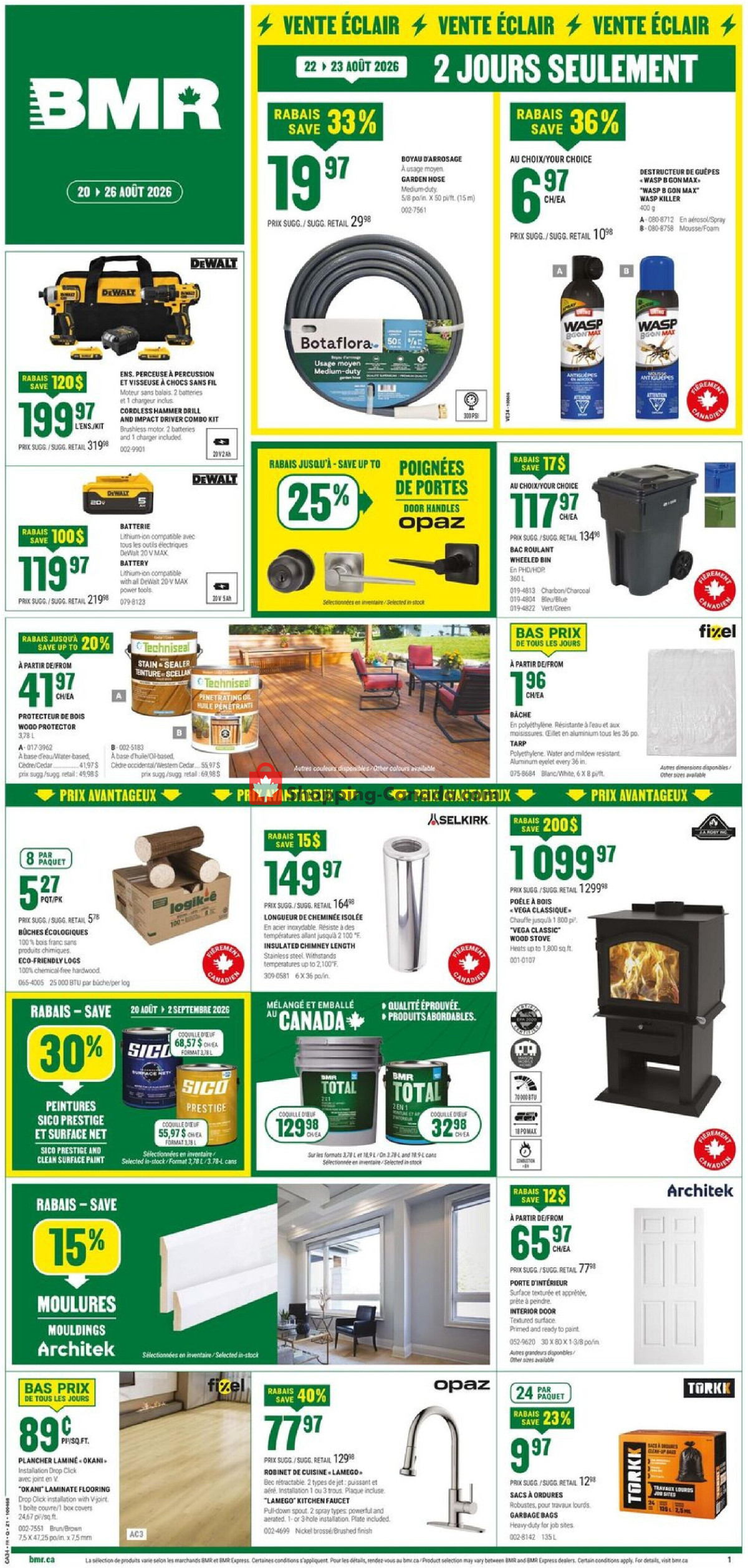 BMR flyer from Thursday August 20, 2026 to Wednesday August 26, 2026 - page 1