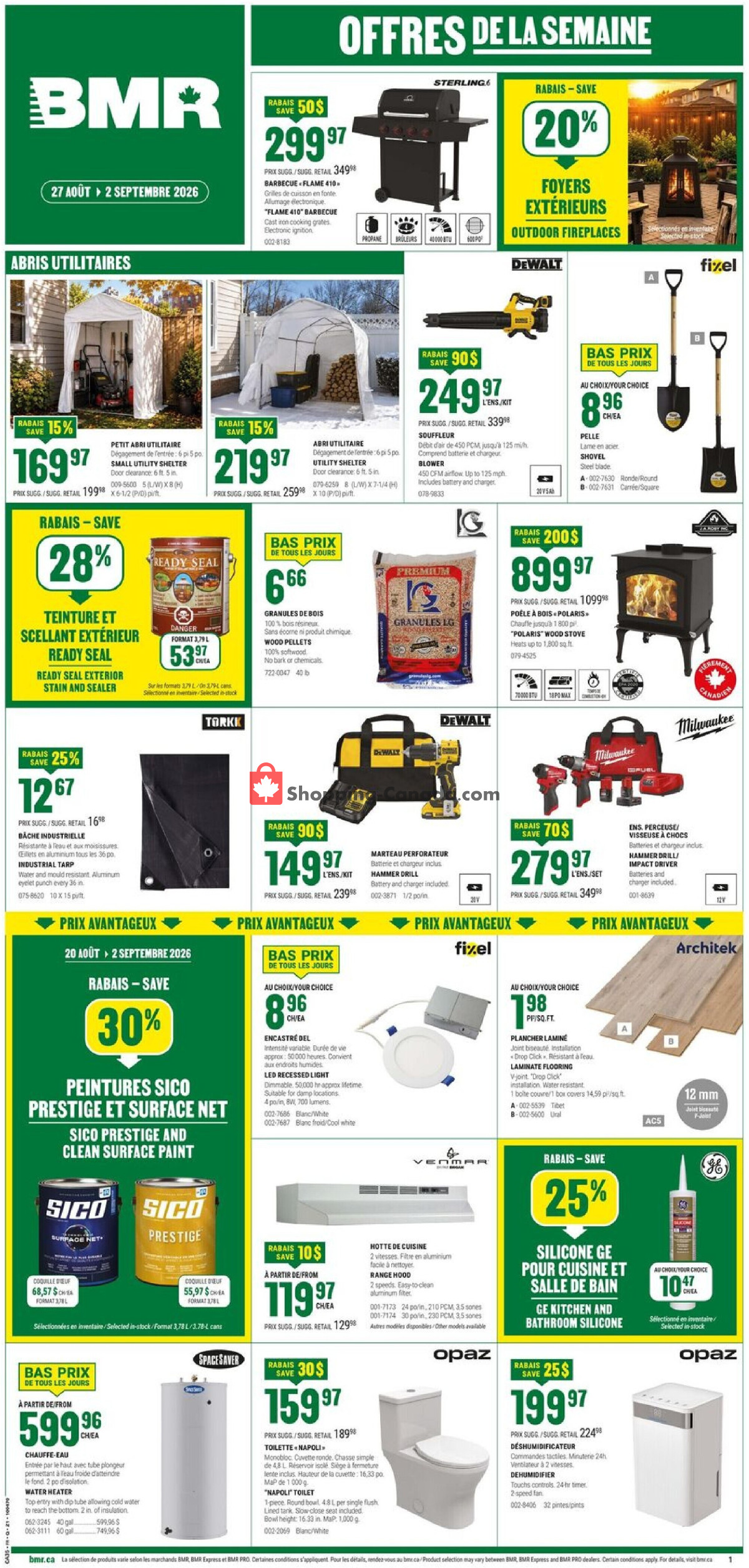 BMR flyer from Thursday August 27, 2026 to Wednesday September 2, 2026 - page 1