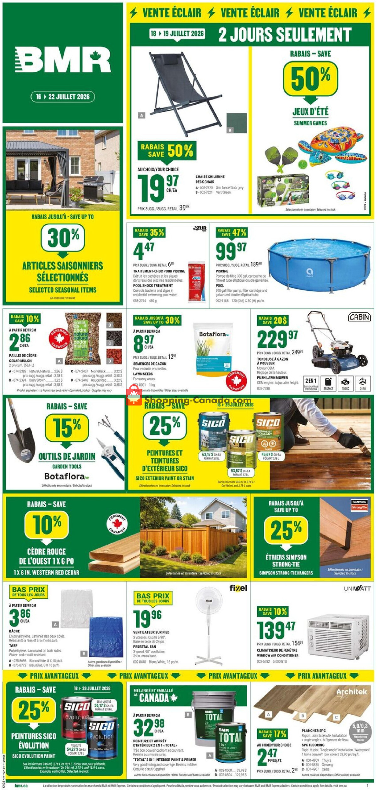 BMR flyer from Thursday July 16, 2026 to Wednesday July 22, 2026 - page 1