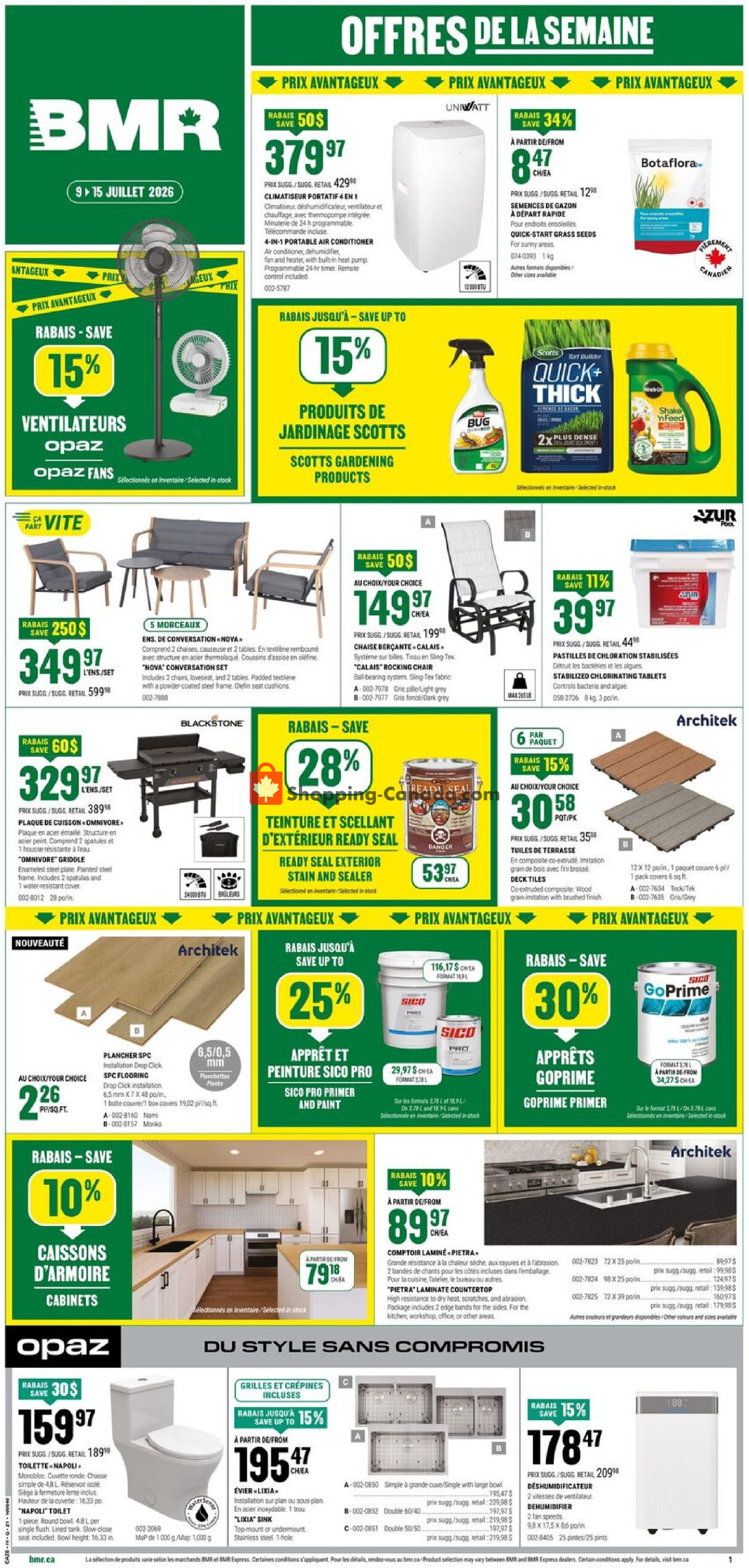 BMR flyer from Thursday July 9, 2026 to Wednesday July 15, 2026 - page 1