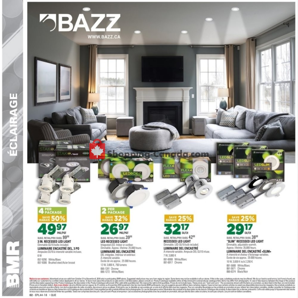 BMR flyer from Wednesday October 31, 2018 to Tuesday November 6, 2018 - page 3
