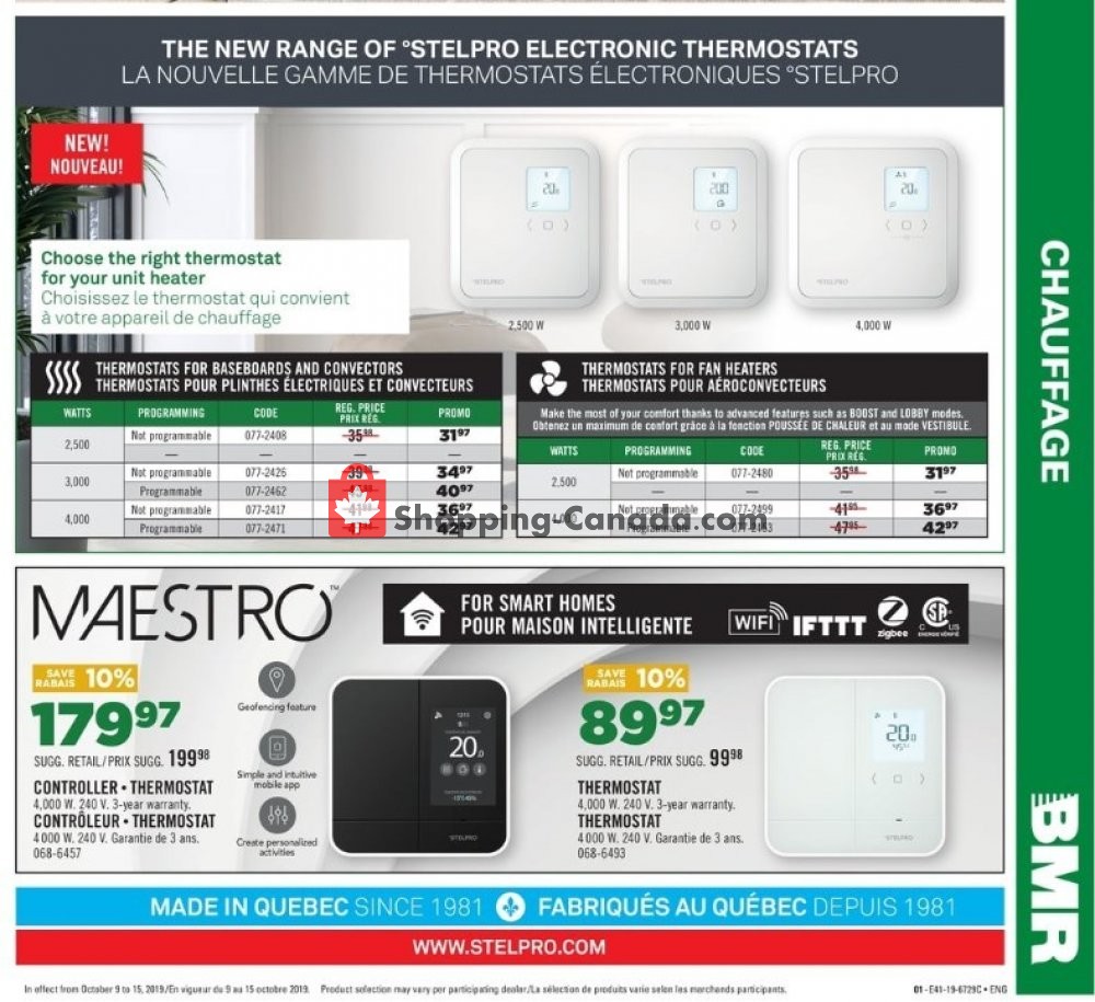 BMR flyer from Wednesday October 9, 2019 to Tuesday October 15, 2019 - page 2