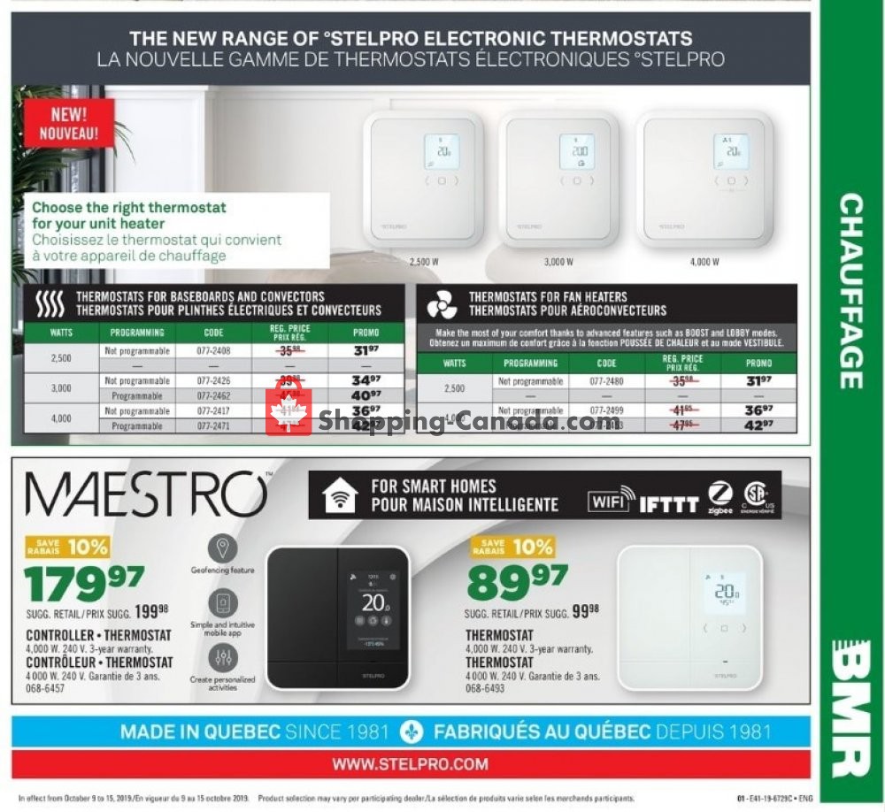 BMR flyer from Wednesday October 9, 2019 to Tuesday October 15, 2019 - page 2