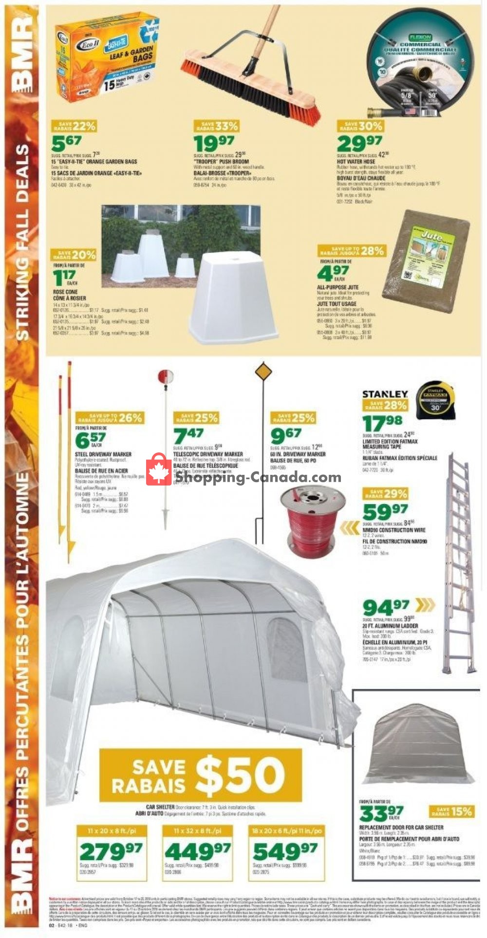BMR flyer from Wednesday October 17, 2018 to Tuesday October 23, 2018 - page 2
