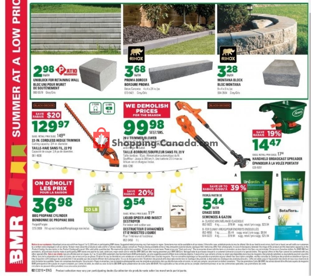 BMR flyer from Wednesday August 7, 2019 to Tuesday August 13, 2019 - page 4