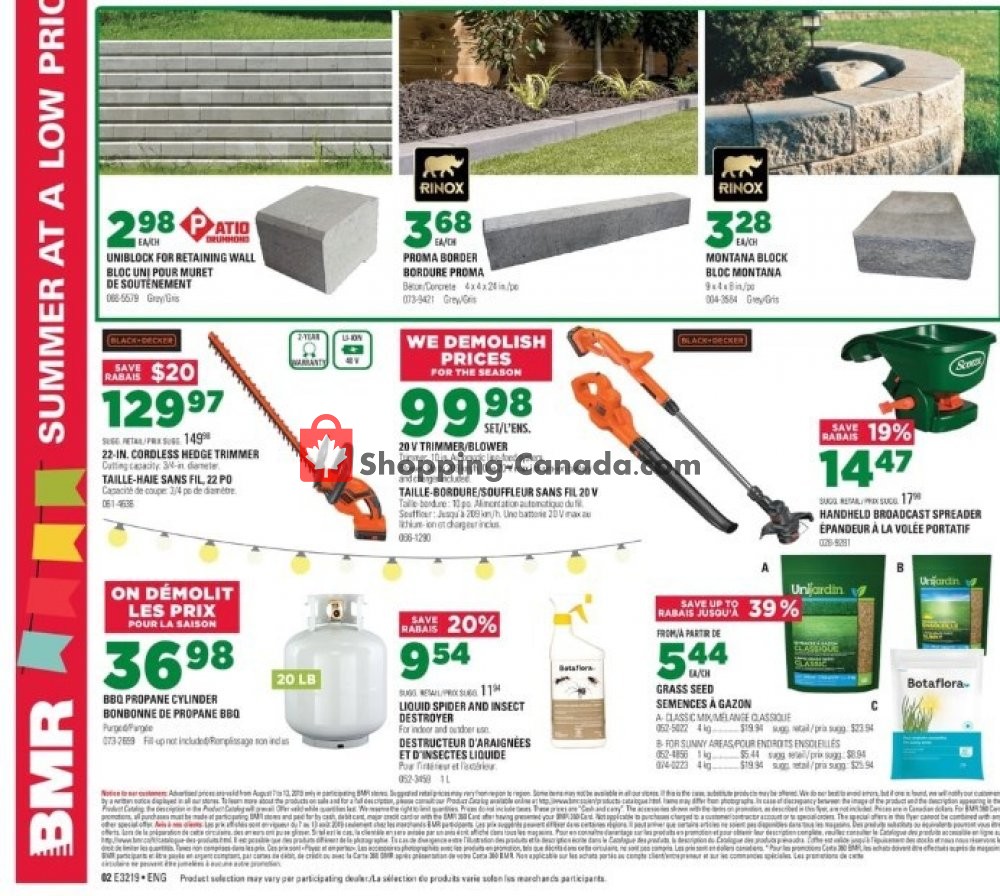 BMR flyer from Wednesday August 7, 2019 to Tuesday August 13, 2019 - page 4