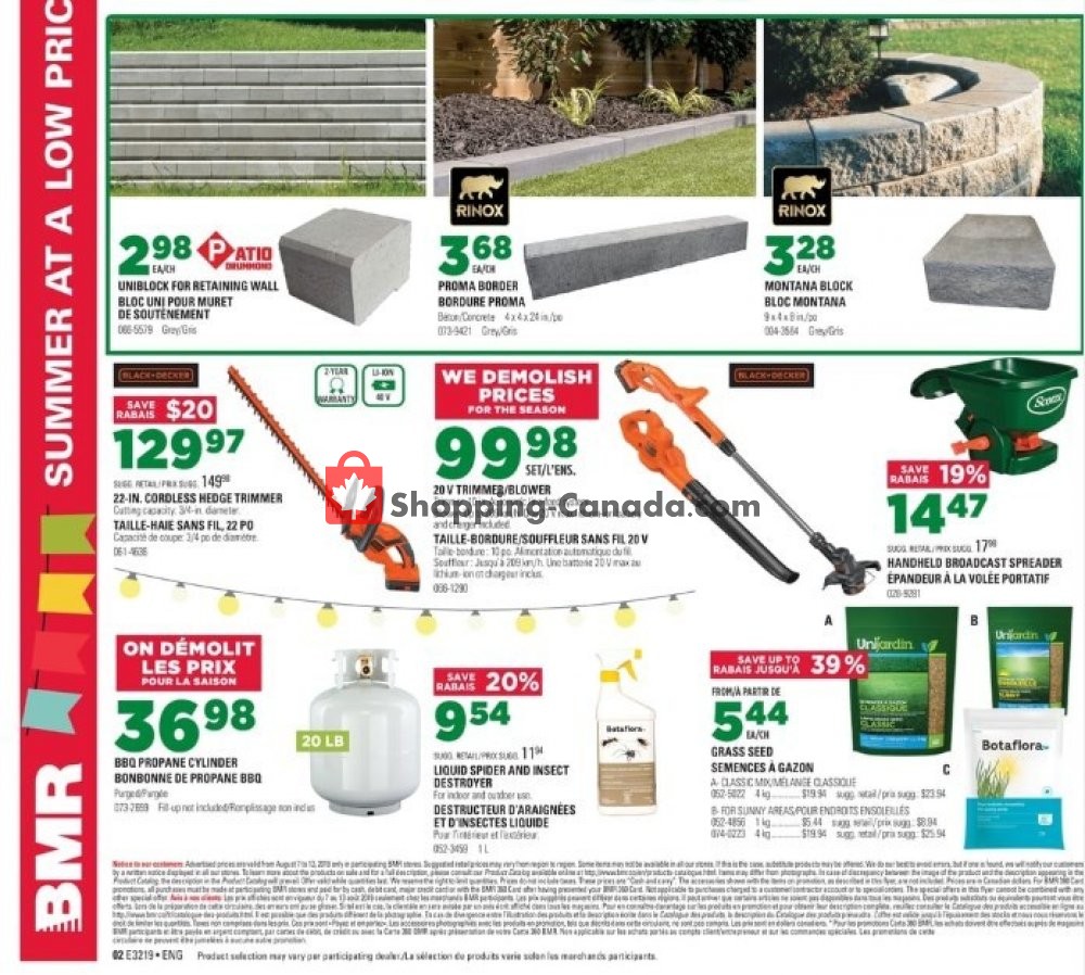 BMR flyer from Wednesday August 7, 2019 to Tuesday August 13, 2019 - page 4