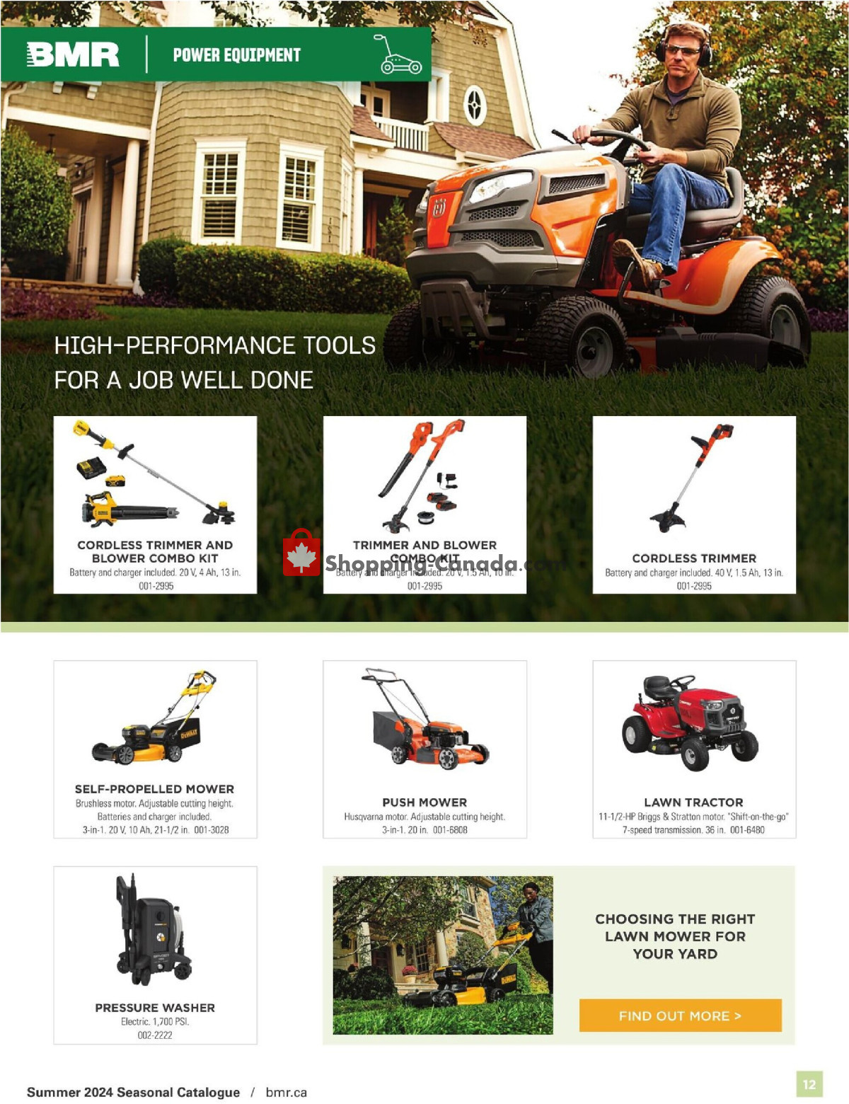 BMR flyer from Thursday March 14, 2024 to Saturday August 31, 2024 - page 12