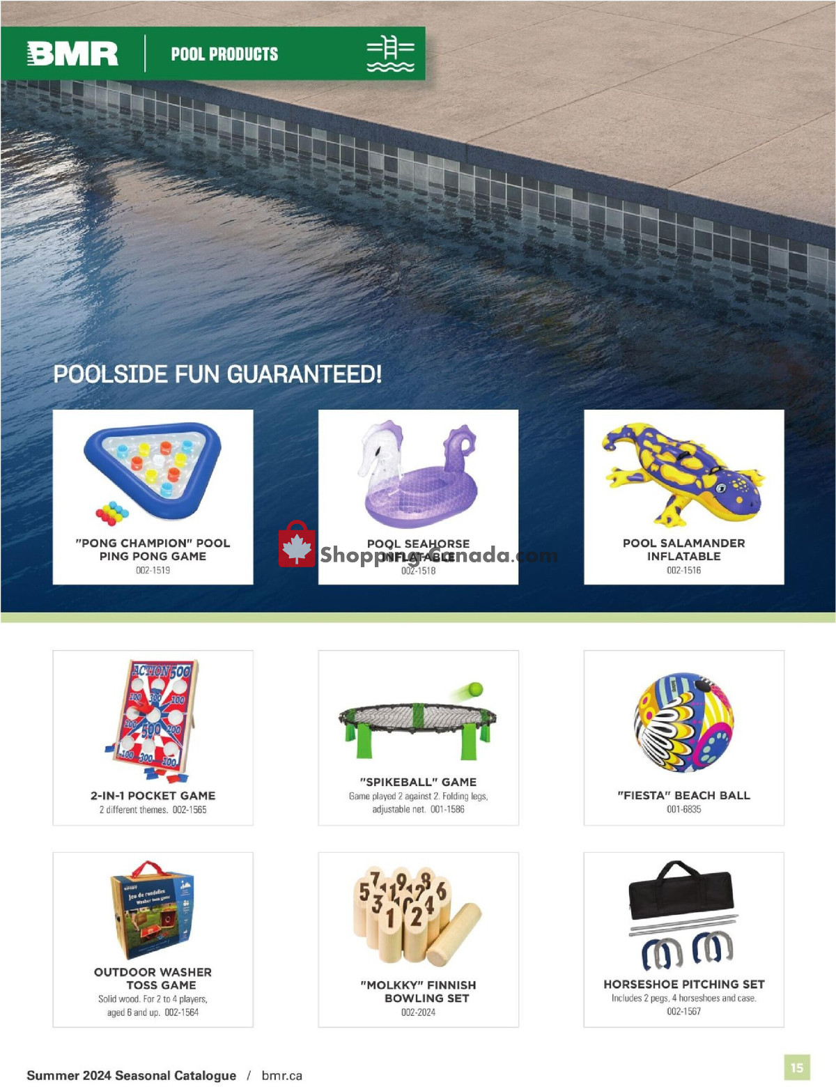 BMR flyer from Thursday March 14, 2024 to Saturday August 31, 2024 - page 15