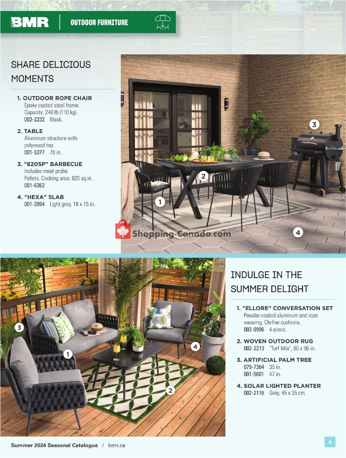 BMR flyer from Thursday March 14, 2024 to Saturday August 31, 2024 - page 4