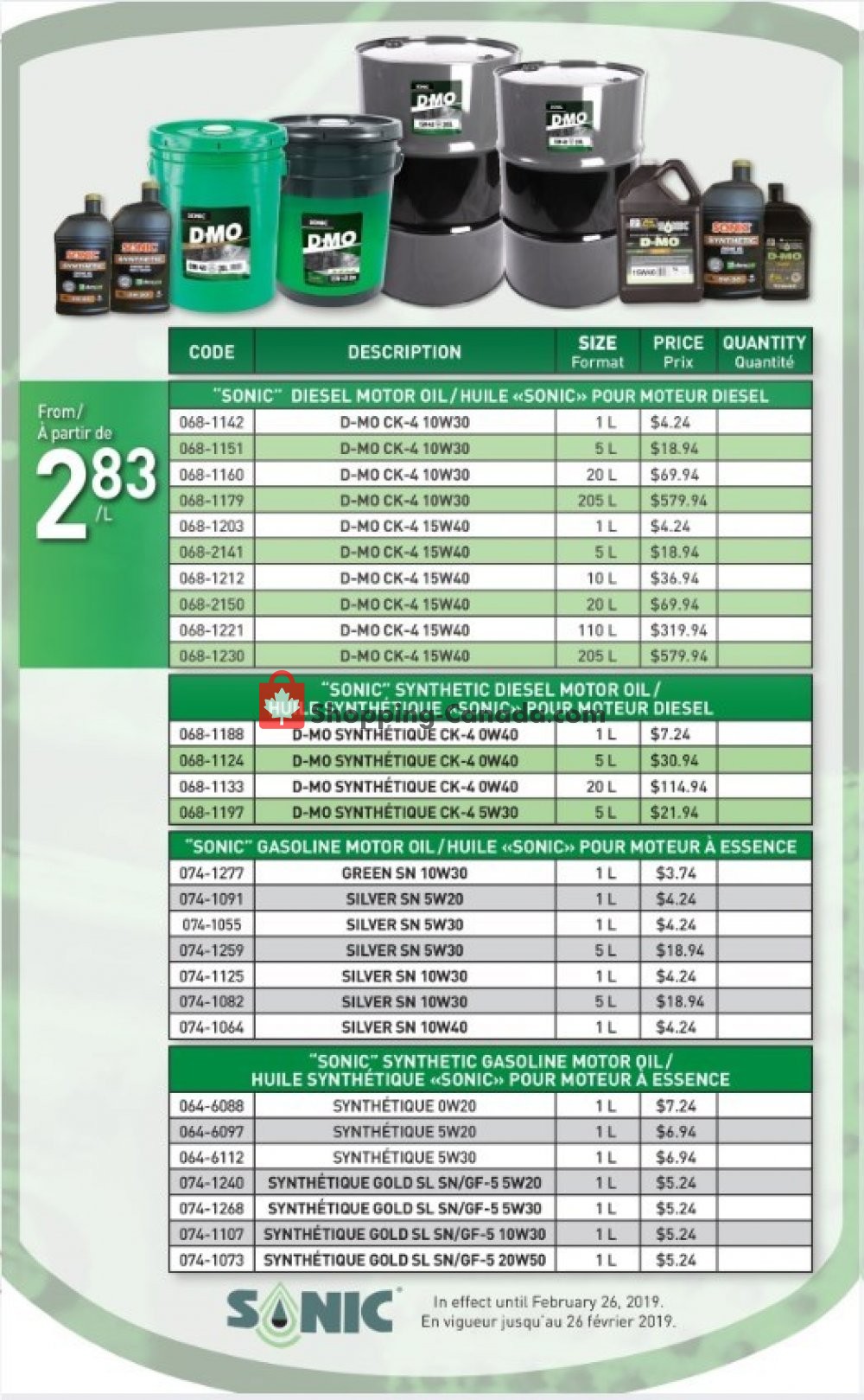 BMR flyer from Wednesday January 9, 2019 to Tuesday February 26, 2019 - page 4