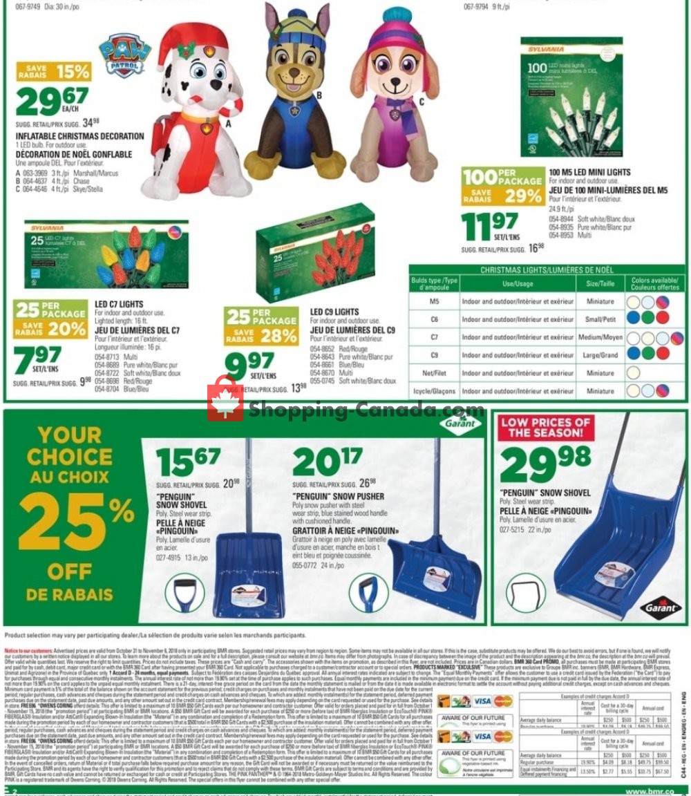 BMR flyer from Wednesday October 31, 2018 to Tuesday November 6, 2018 - page 4