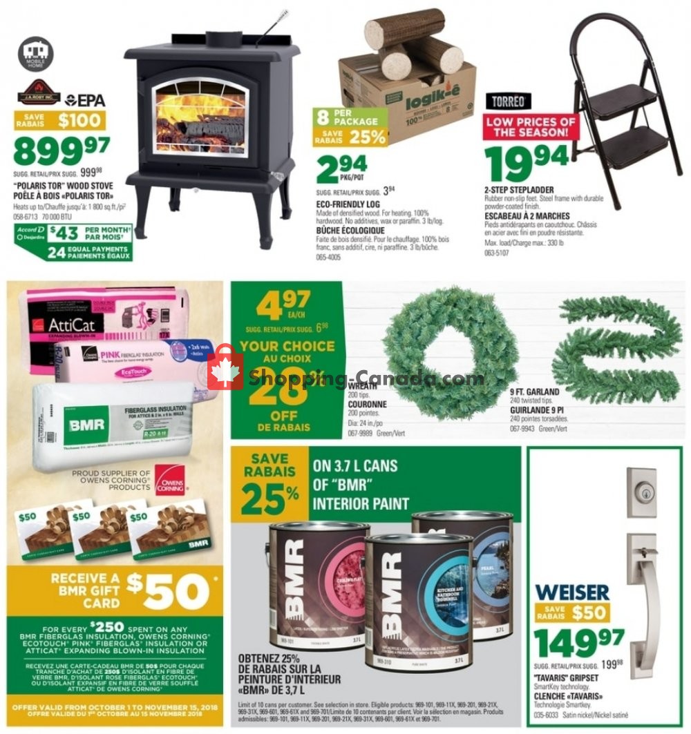 BMR flyer from Wednesday October 31, 2018 to Tuesday November 6, 2018 - page 7