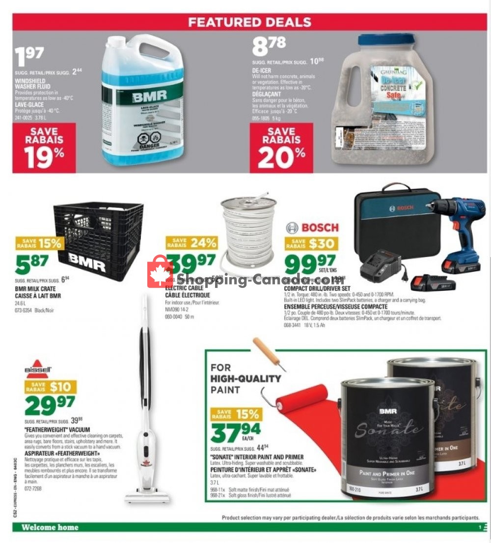 BMR flyer from Wednesday January 9, 2019 to Tuesday January 15, 2019 - page 2