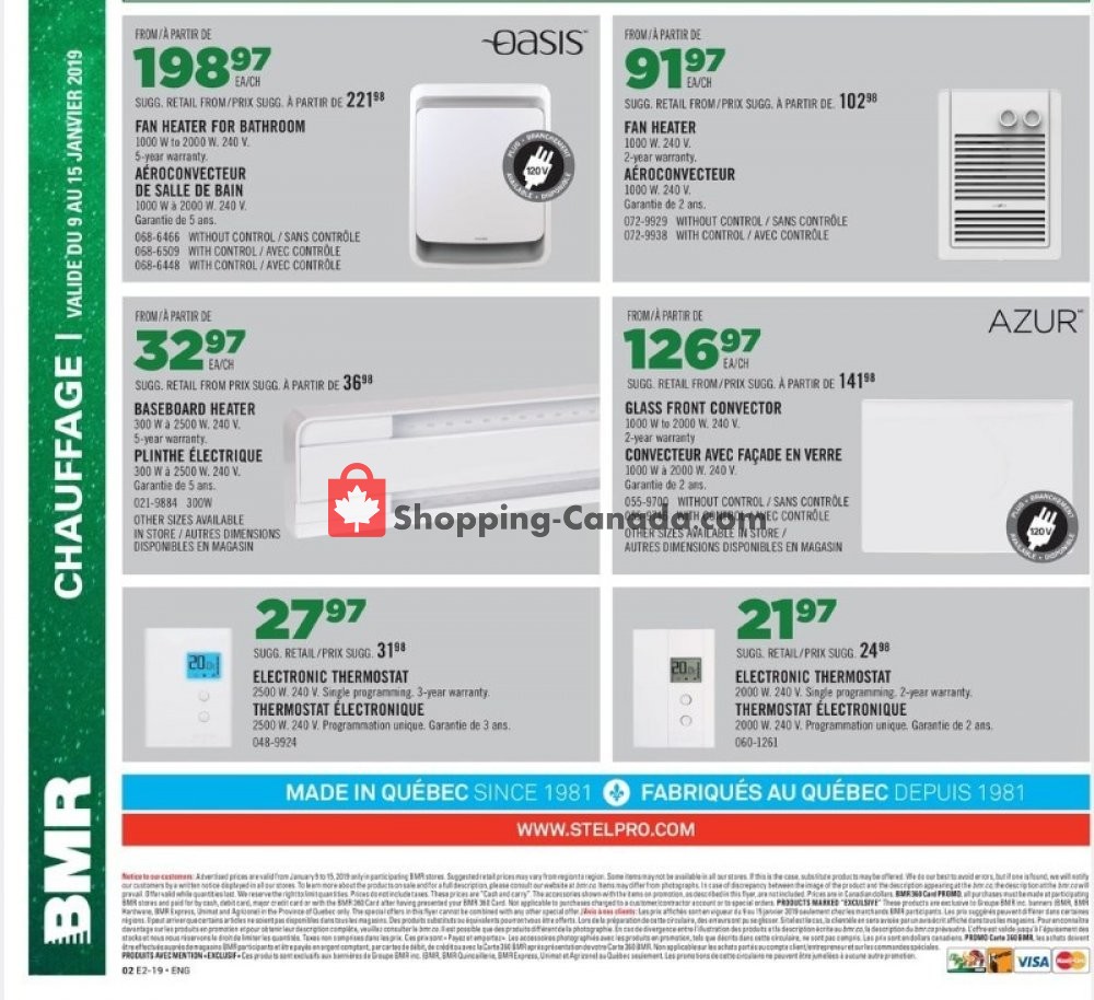 BMR flyer from Wednesday January 9, 2019 to Tuesday January 15, 2019 - page 4