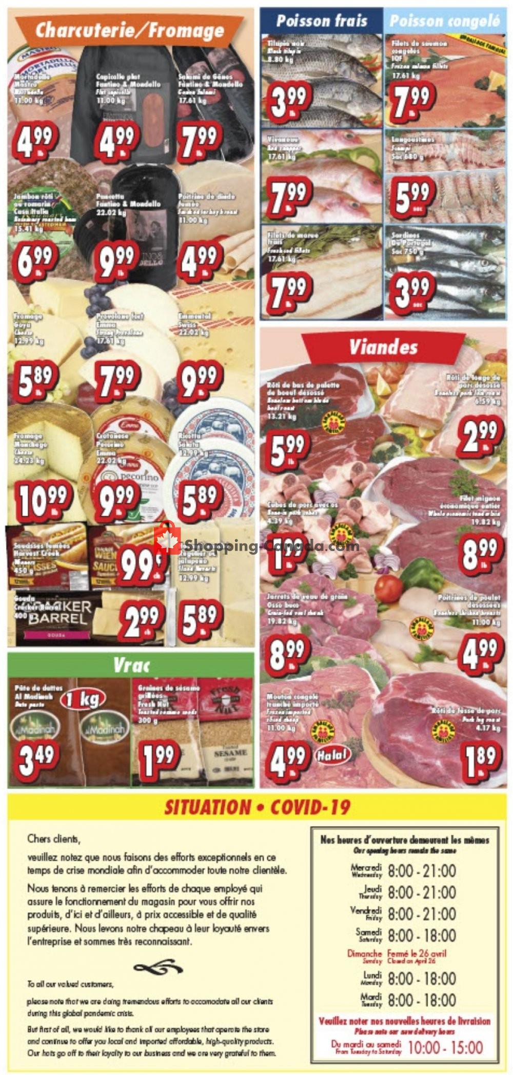 Bonanza Lalumière flyer from Wednesday April 22, 2020 to Tuesday April 28, 2020 - page 3