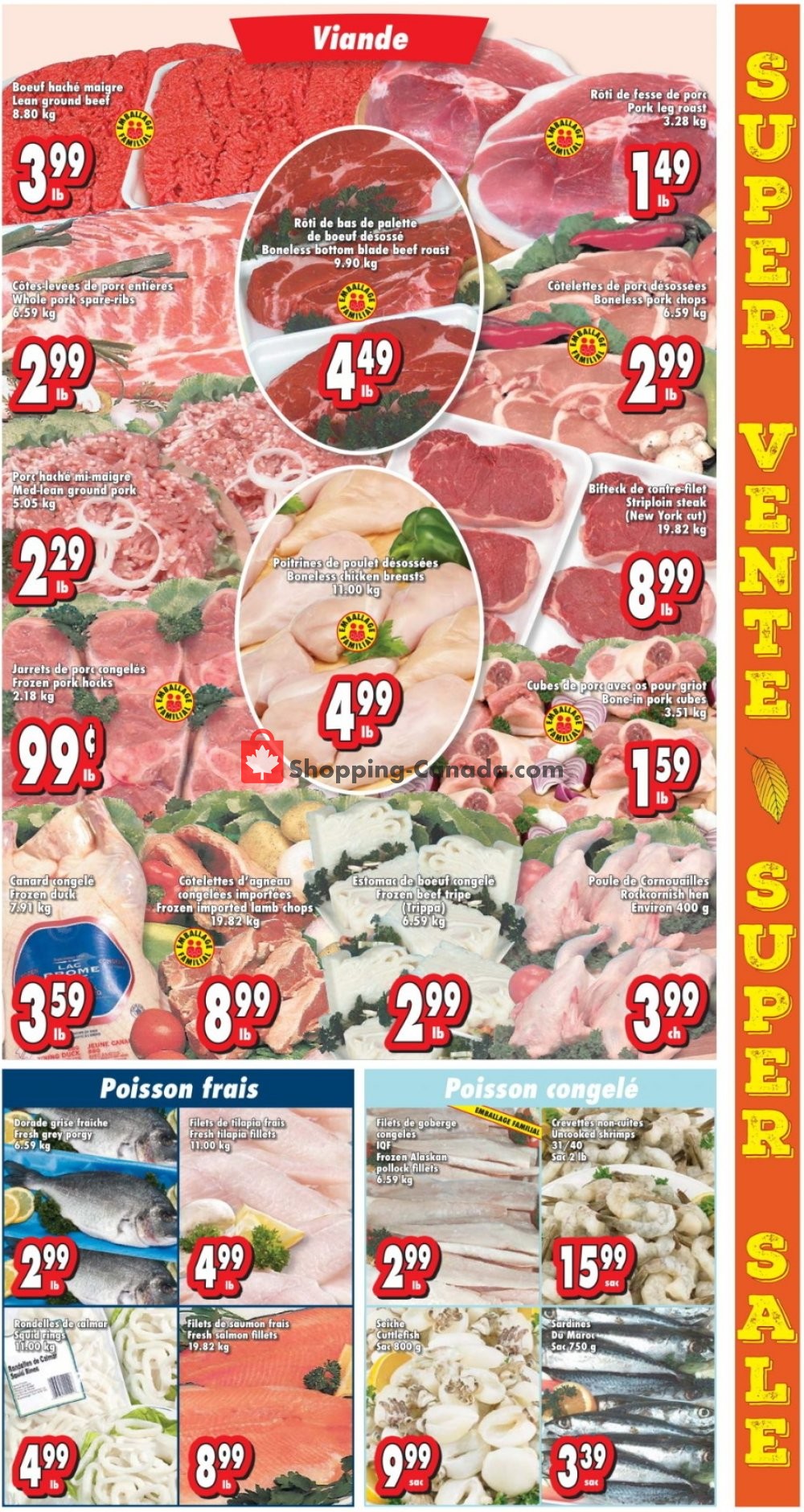 Bonanza Lalumière flyer from Wednesday October 17, 2018 to Tuesday October 23, 2018 - page 5