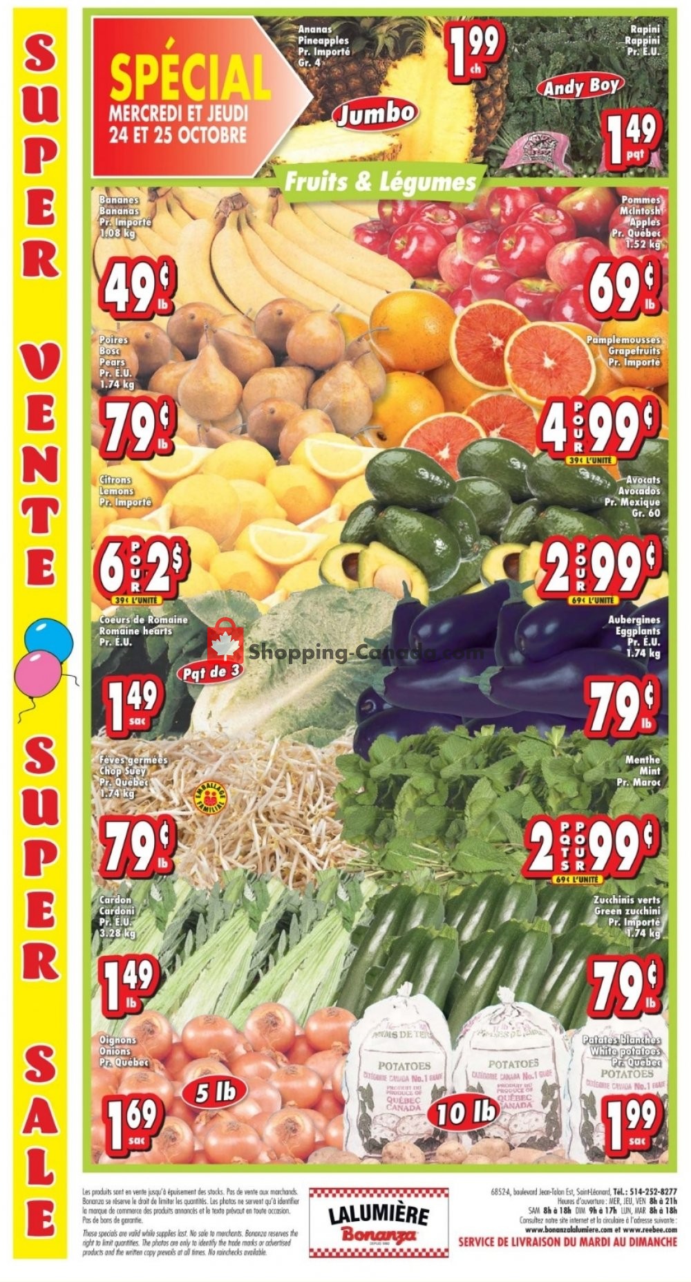Bonanza Lalumière flyer from Wednesday October 24, 2018 to Tuesday October 30, 2018 - page 6