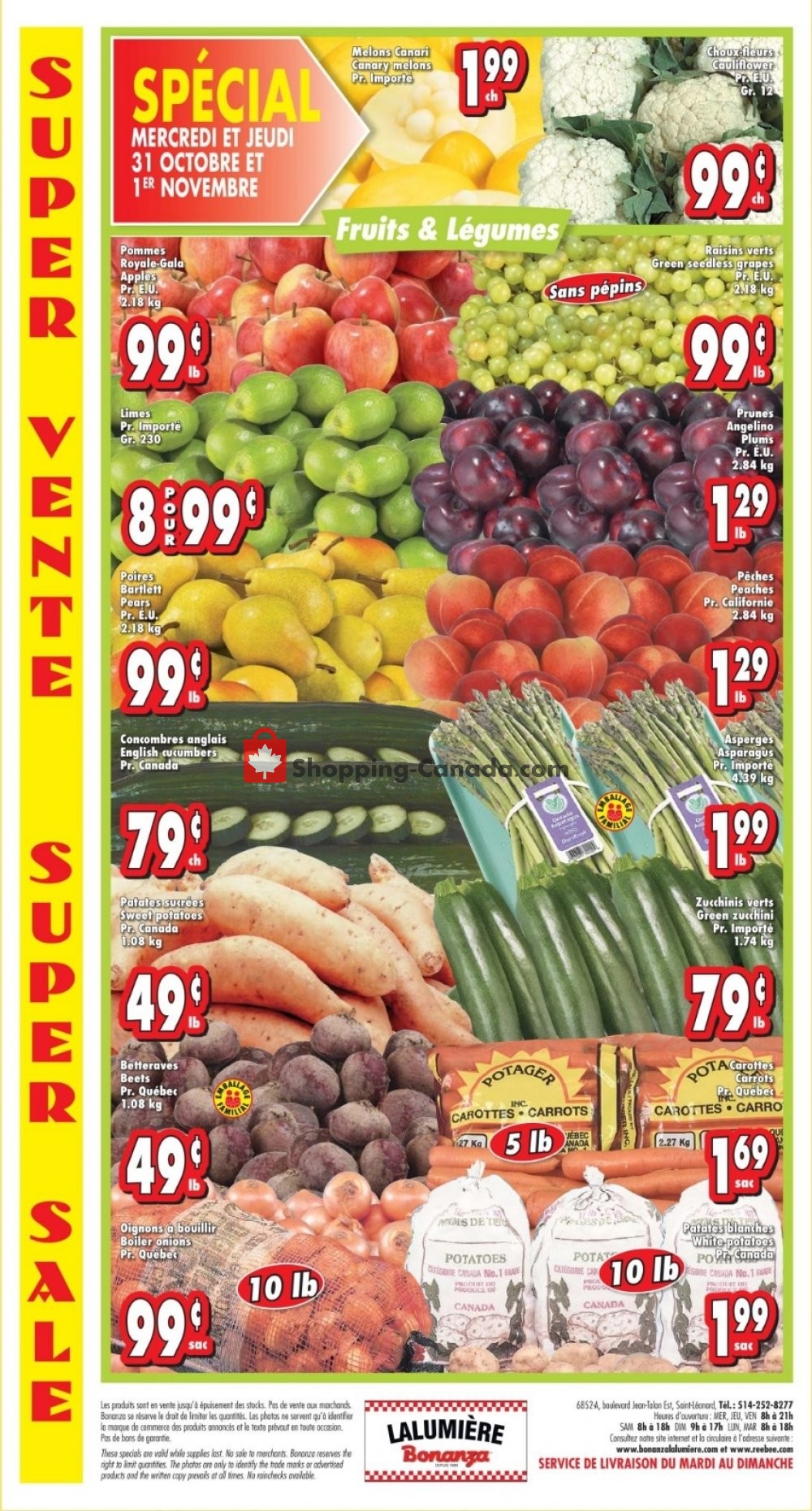 Bonanza Lalumière flyer from Wednesday October 31, 2018 to Tuesday November 6, 2018 - page 6
