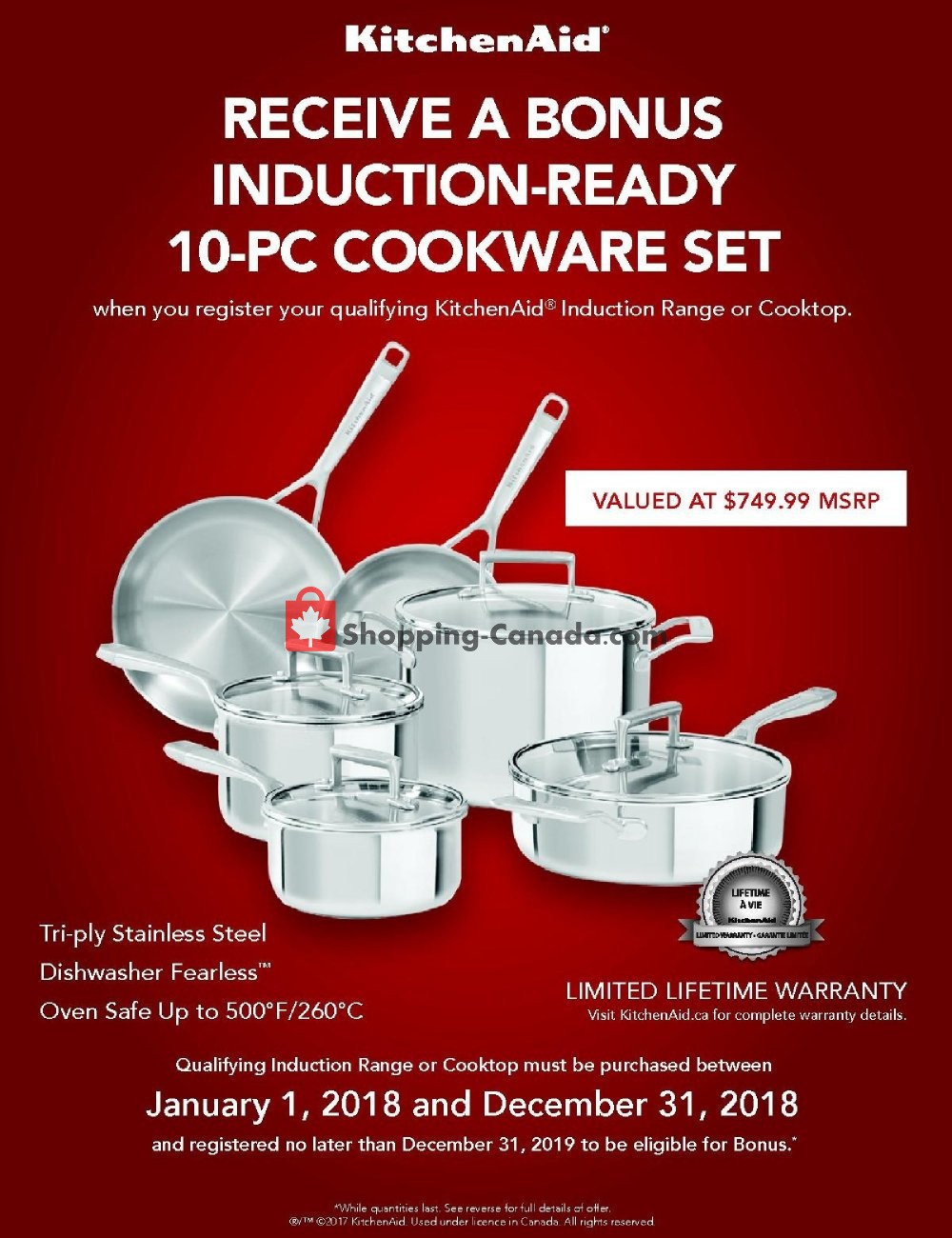 Bonanza Furniture flyer from Monday January 1, 2018 to Monday December 31, 2018 - page 1
