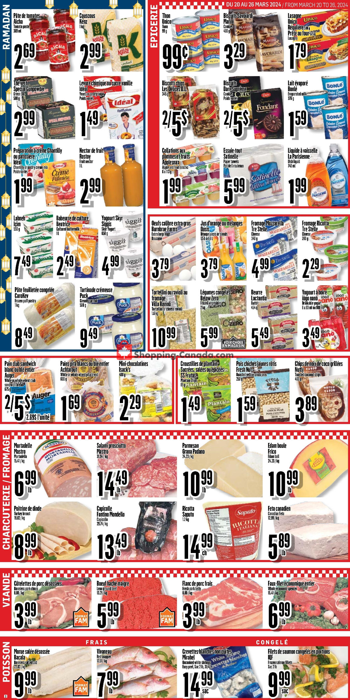 Bonanza Lalumière flyer from Wednesday March 20, 2024 to Tuesday March 26, 2024 - page 2