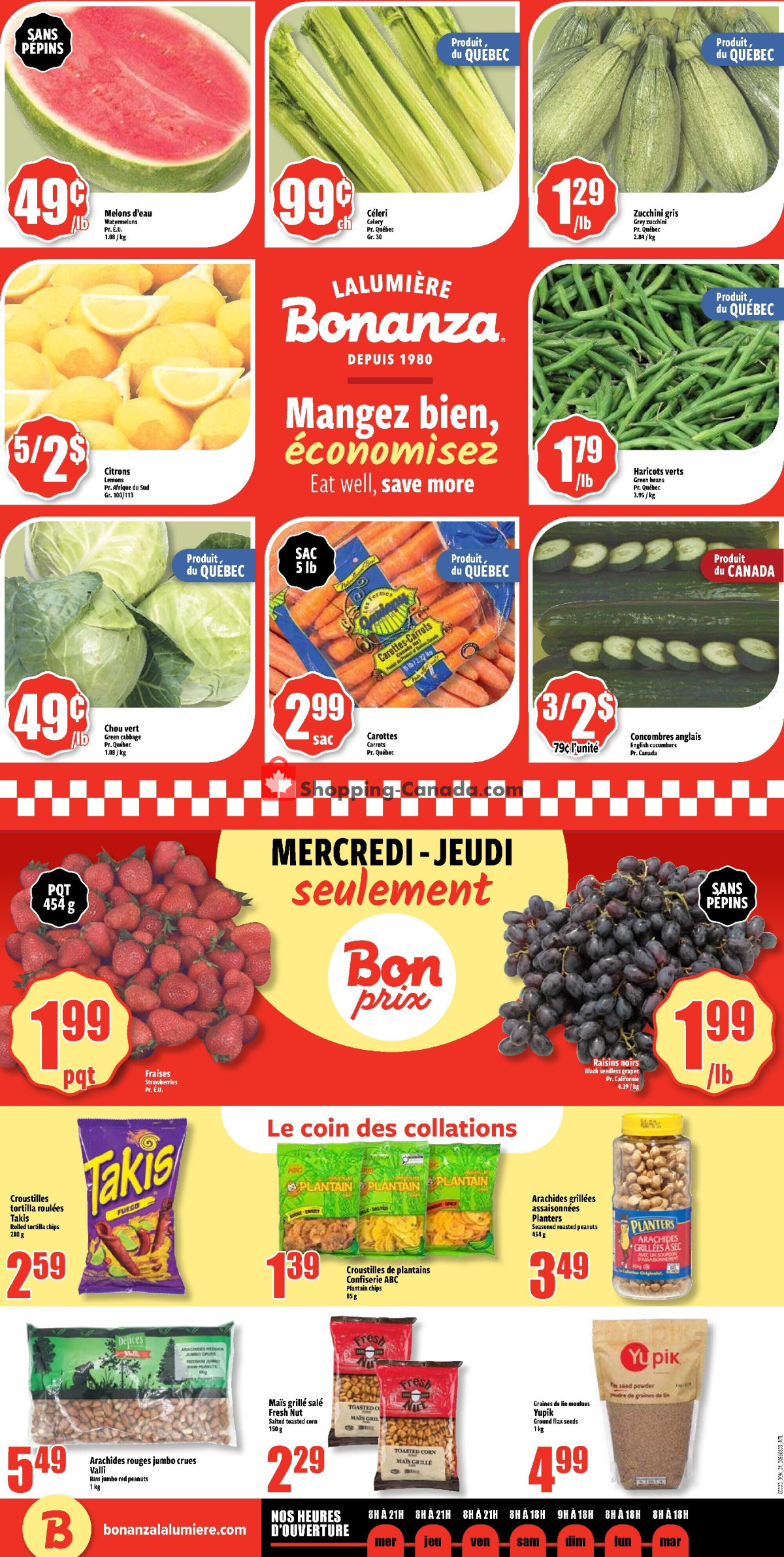 Bonanza Lalumière flyer from Wednesday August 5, 2026 to Tuesday August 11, 2026 - page 4