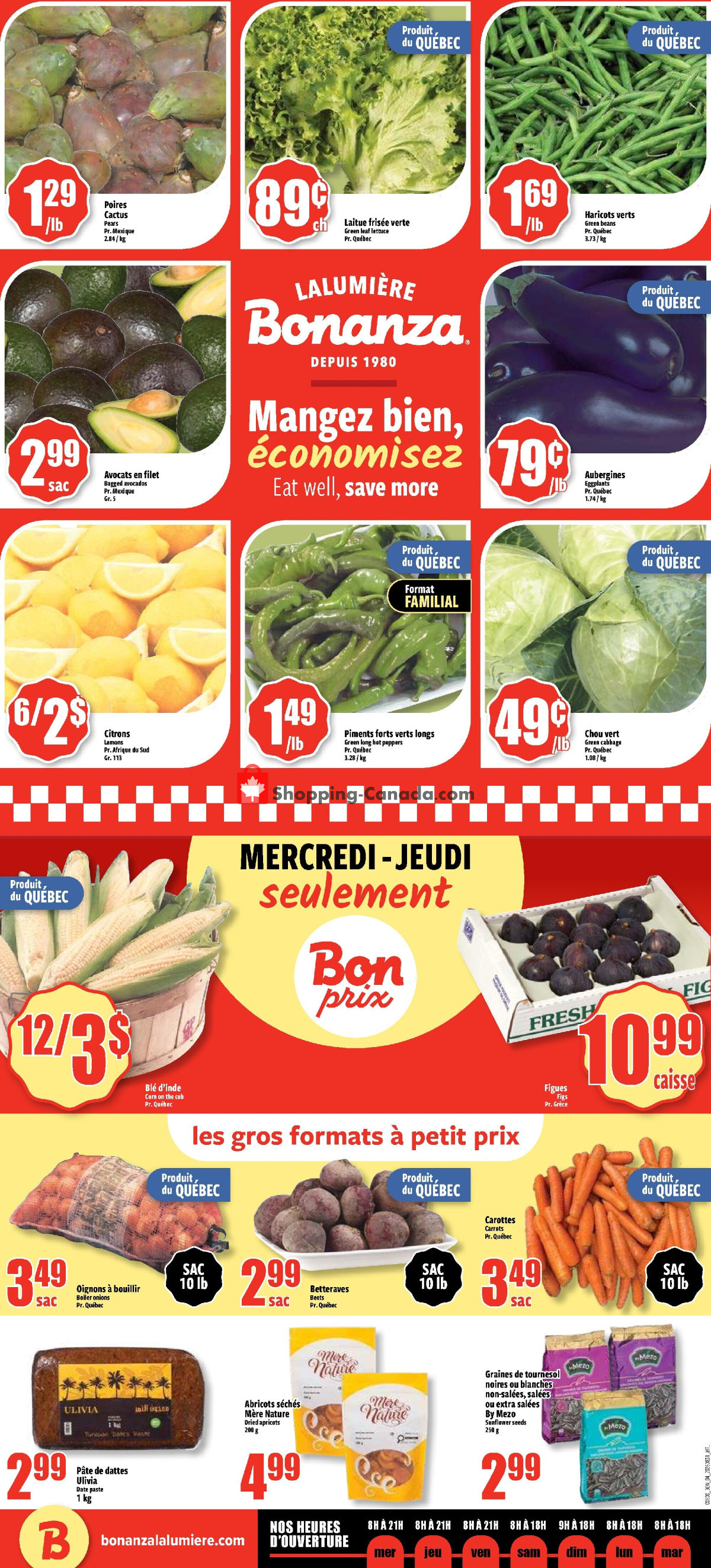 Bonanza Lalumière flyer from Wednesday September 2, 2026 to Tuesday September 8, 2026 - page 4