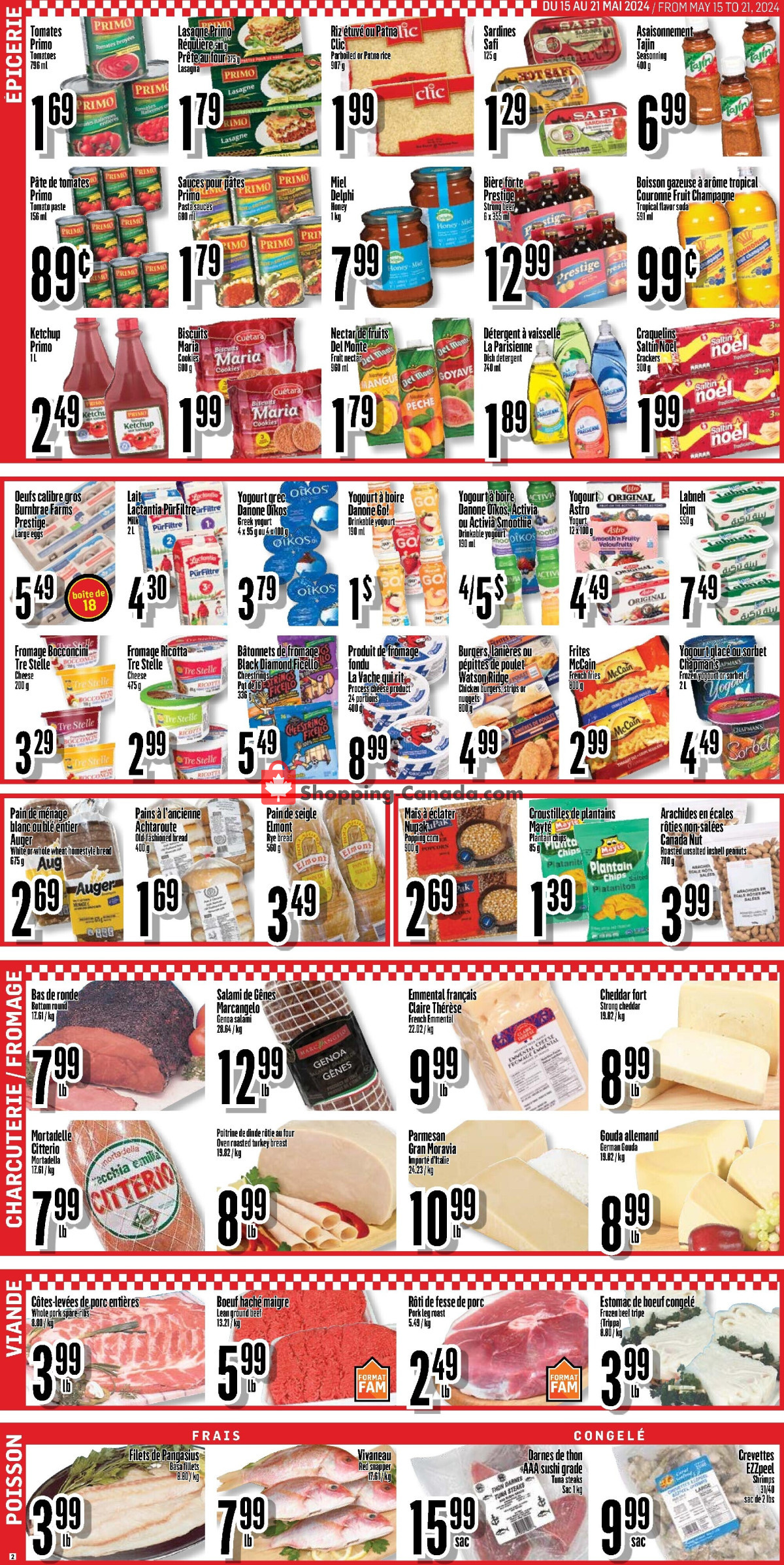 Bonanza Lalumière flyer from Wednesday May 15, 2024 to Wednesday May 15, 2024 - page 2