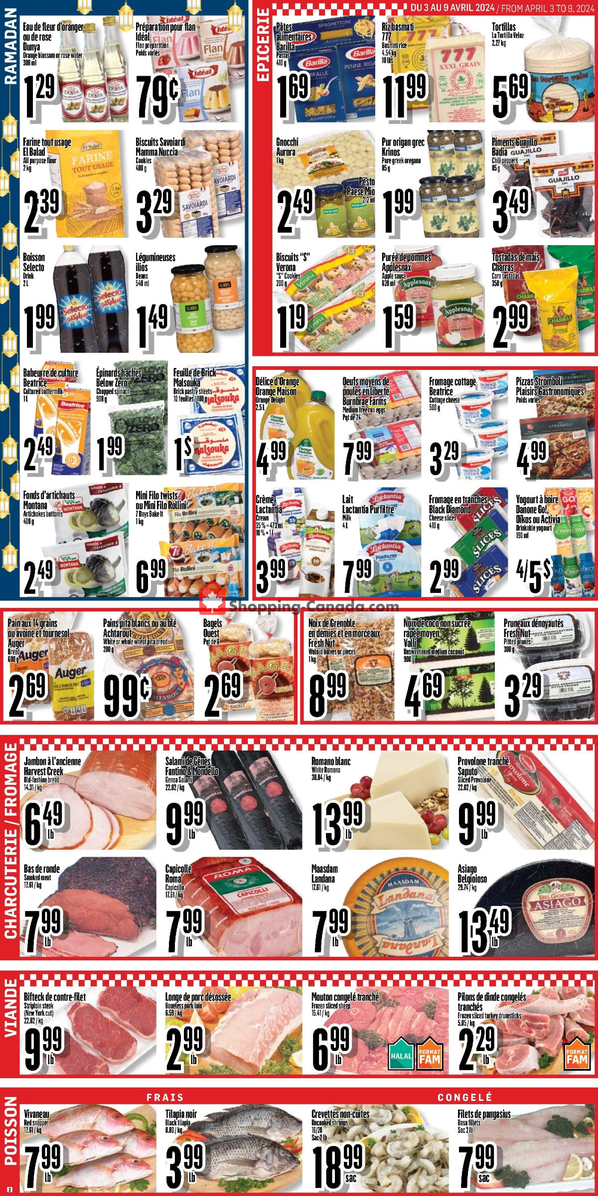 Bonanza Lalumière flyer from Wednesday April 3, 2024 to Tuesday April 9, 2024 - page 2