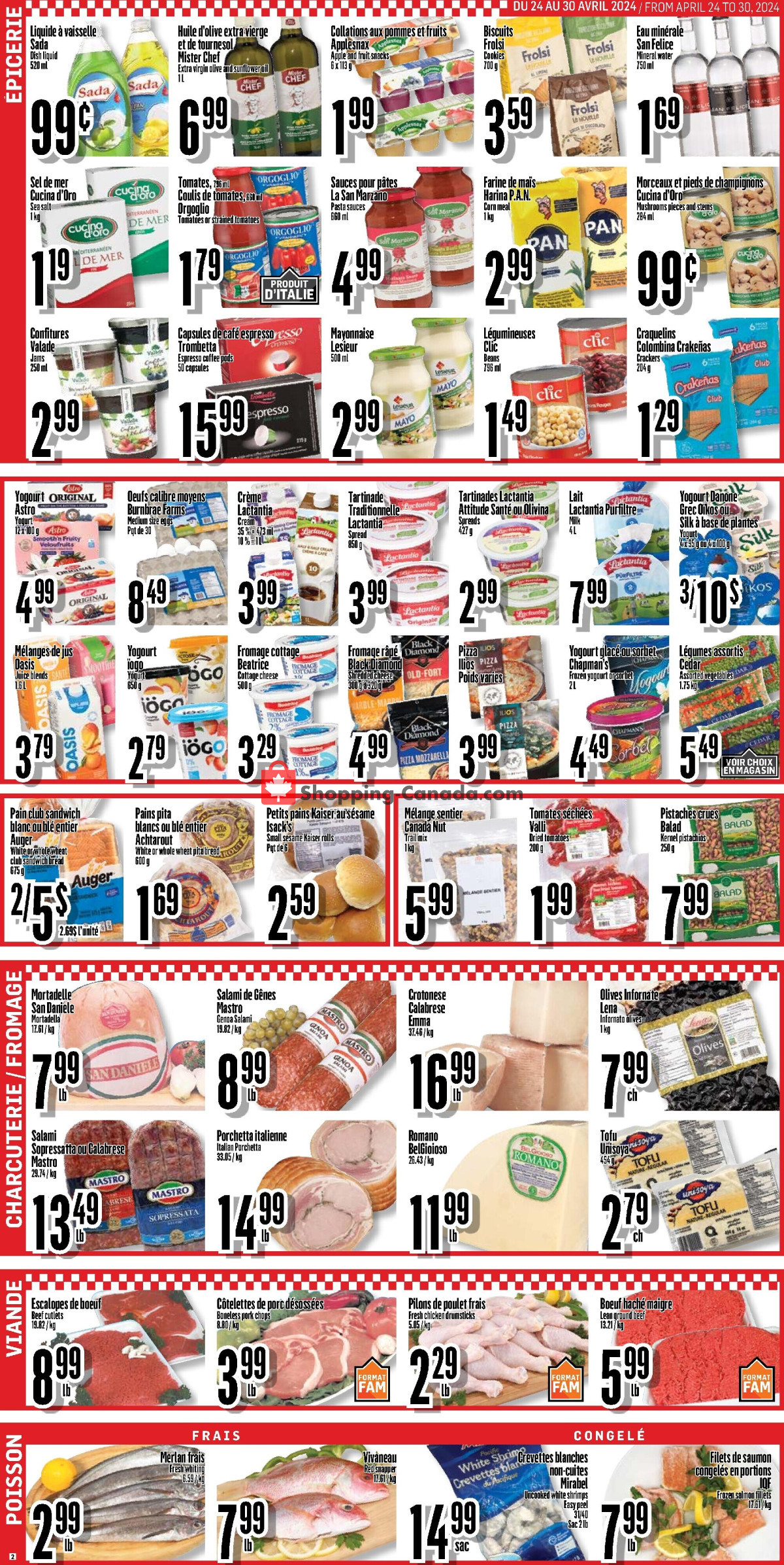 Bonanza Lalumière flyer from Wednesday April 24, 2024 to Tuesday April 30, 2024 - page 2