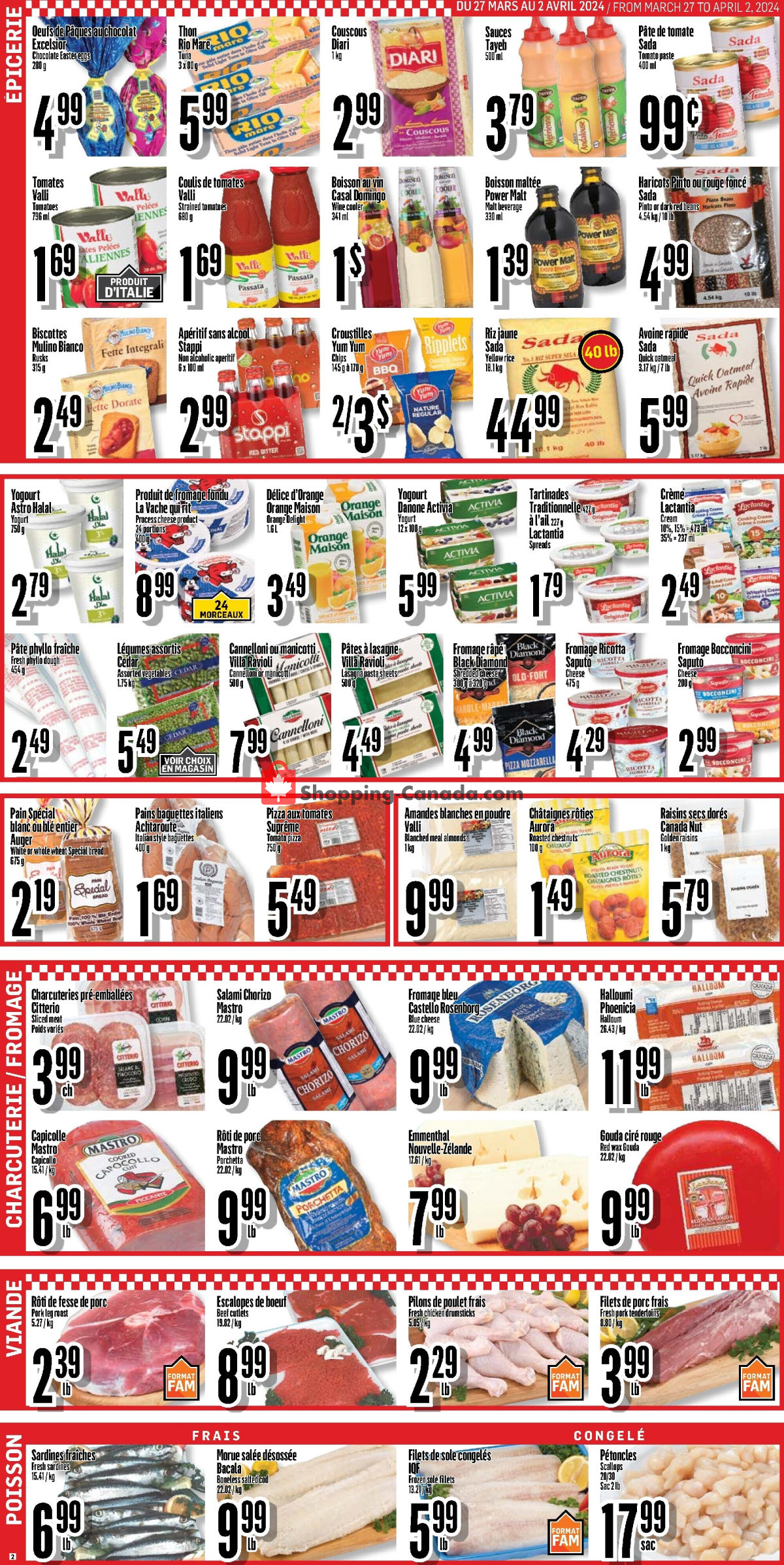 Bonanza Lalumière flyer from Wednesday March 27, 2024 to Wednesday April 3, 2024 - page 2