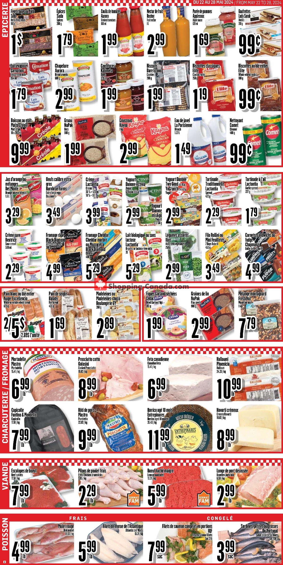 Bonanza Lalumière flyer from Wednesday May 22, 2024 to Tuesday May 28, 2024 - page 2