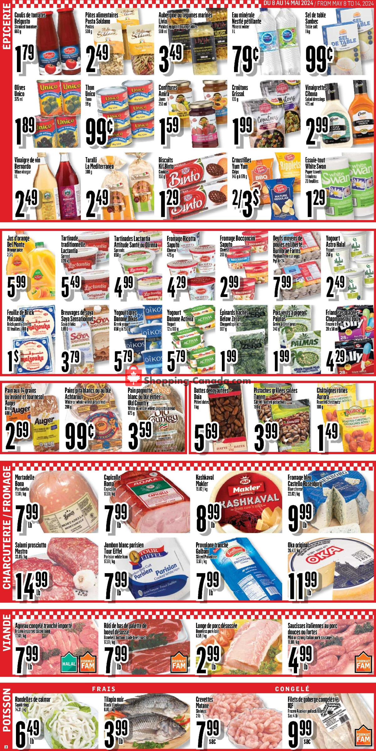 Bonanza Lalumière flyer from Wednesday May 8, 2024 to Tuesday May 14, 2024 - page 2